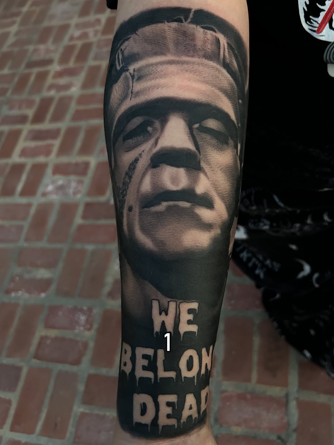 Realism tattoo on the forearm by Nick Campbell