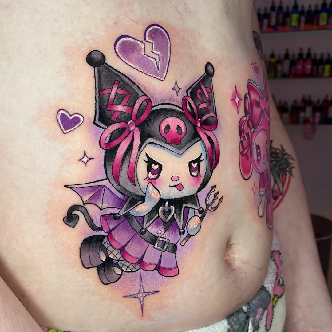 Tattoo by @amyporterart — new_school, anime