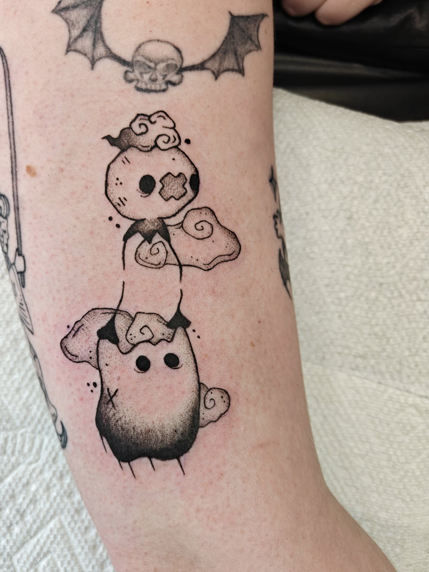 Tattoo by @eightleggedmeg — dotwork