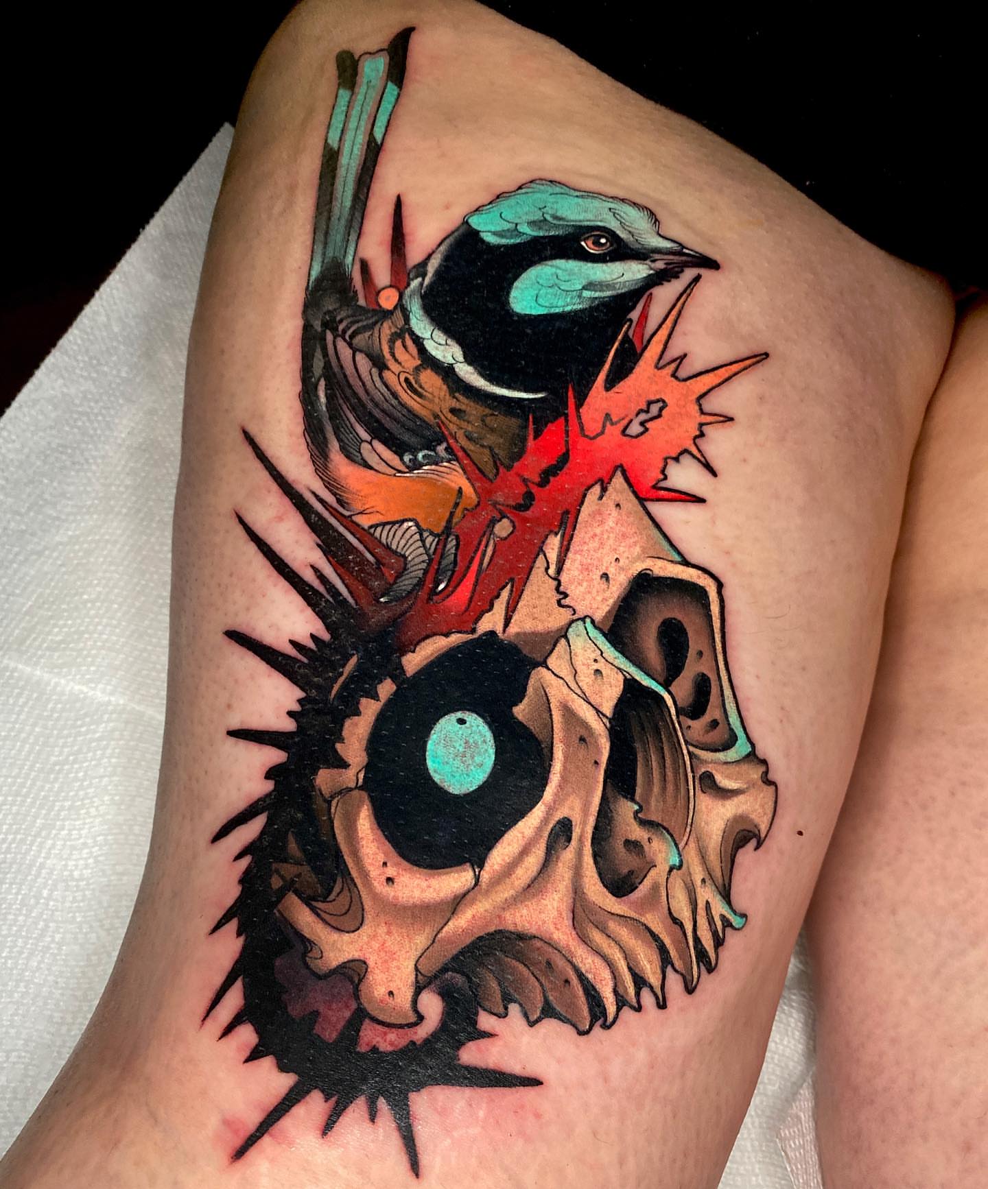 Tattoo by @ulyss_blair — new_school, illustrative