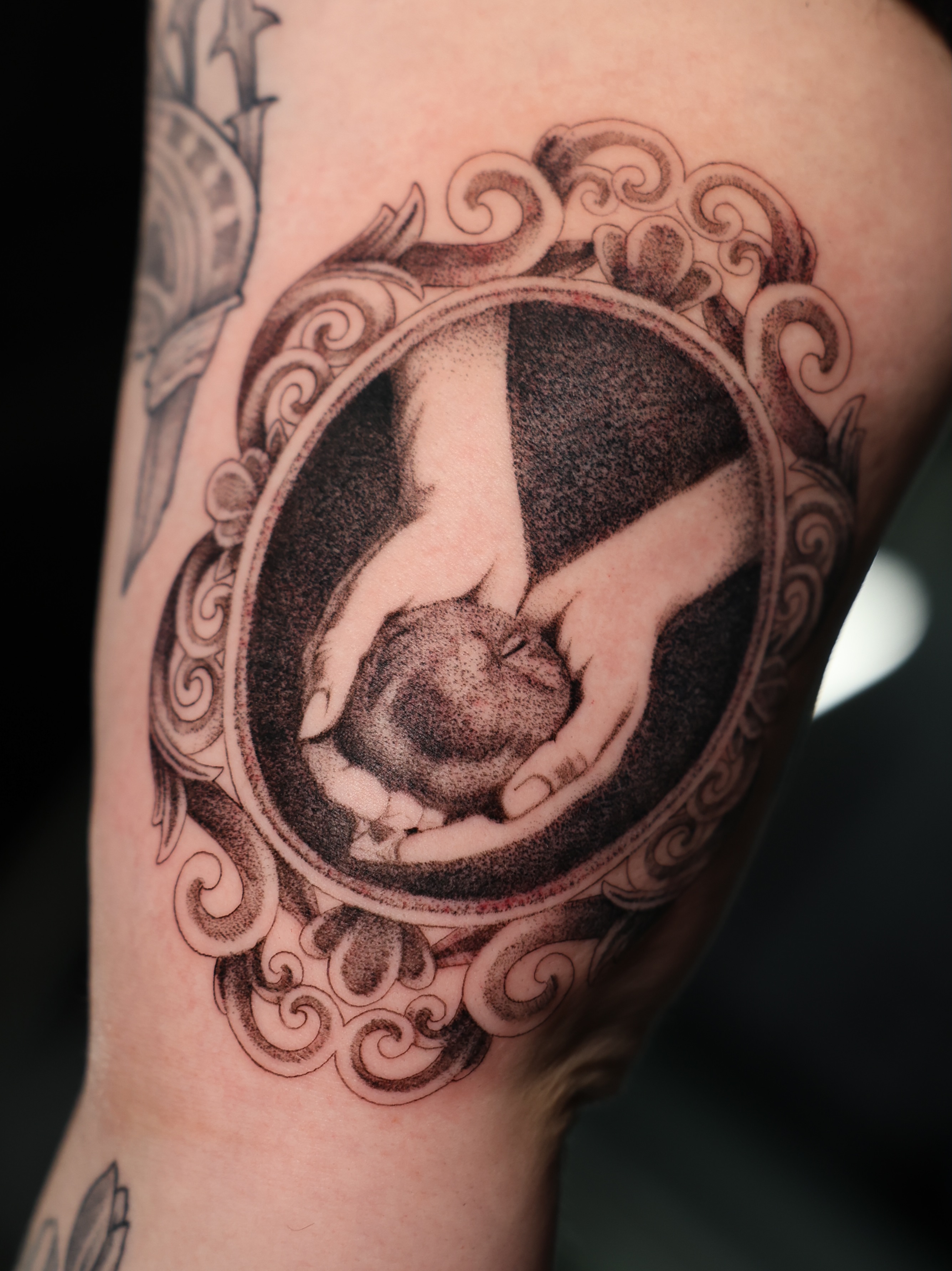 Tattoo by @hb_tattooer — dotwork
