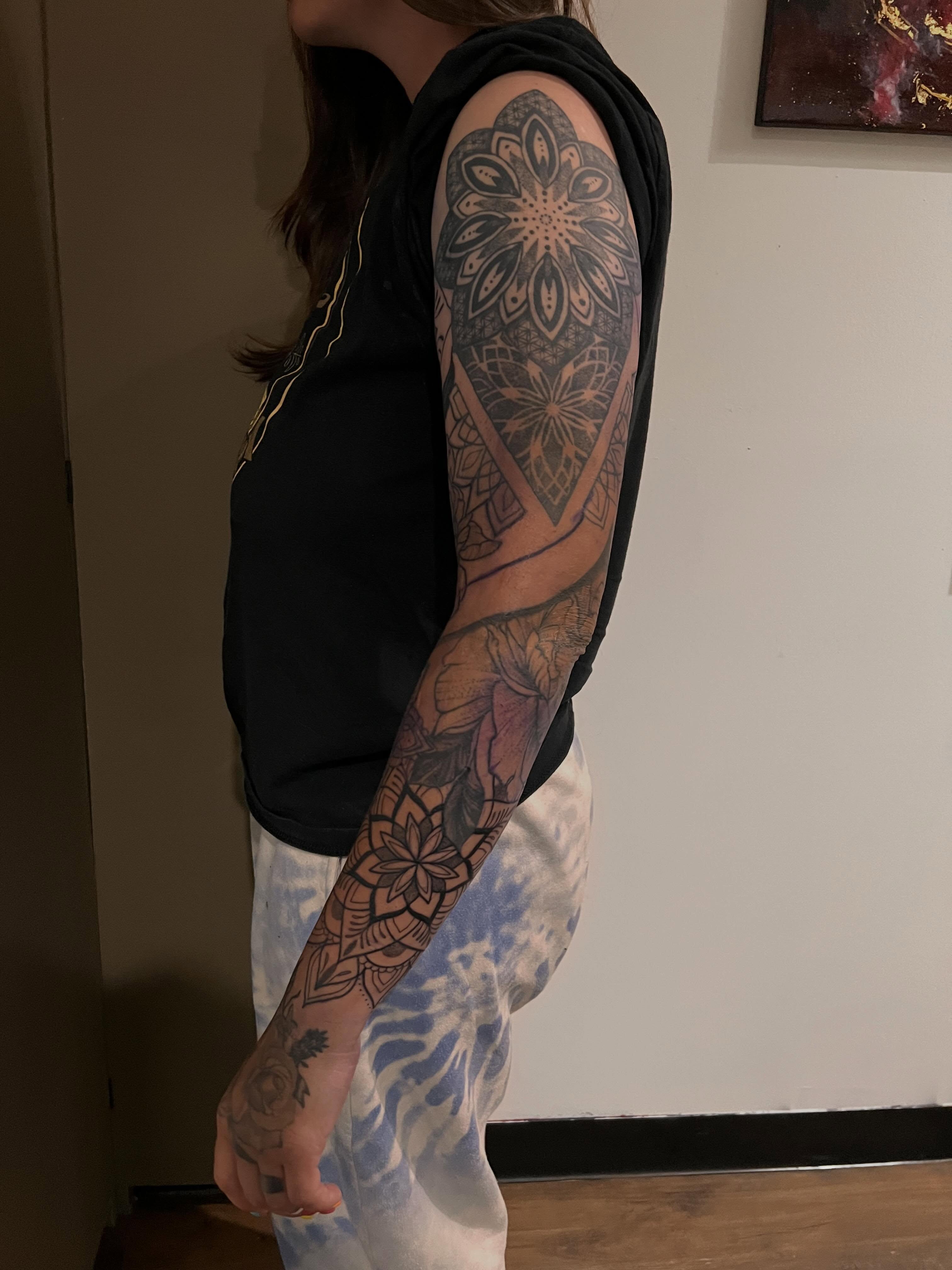 Tattoo by @natasha.p.tattoos — geometric