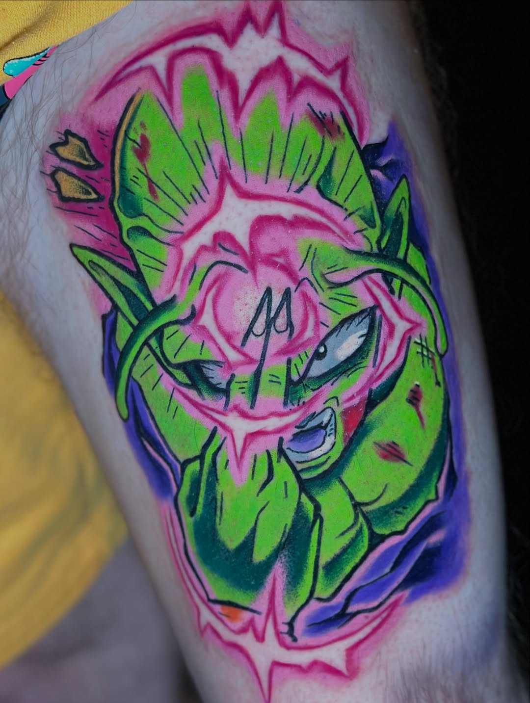 Tattoo by @_remytats_ — new_school, anime