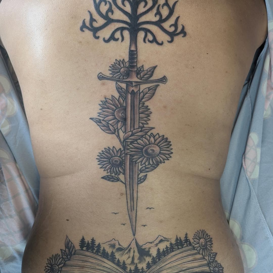 Tattoo by @electricpagan — black_and_grey, realism