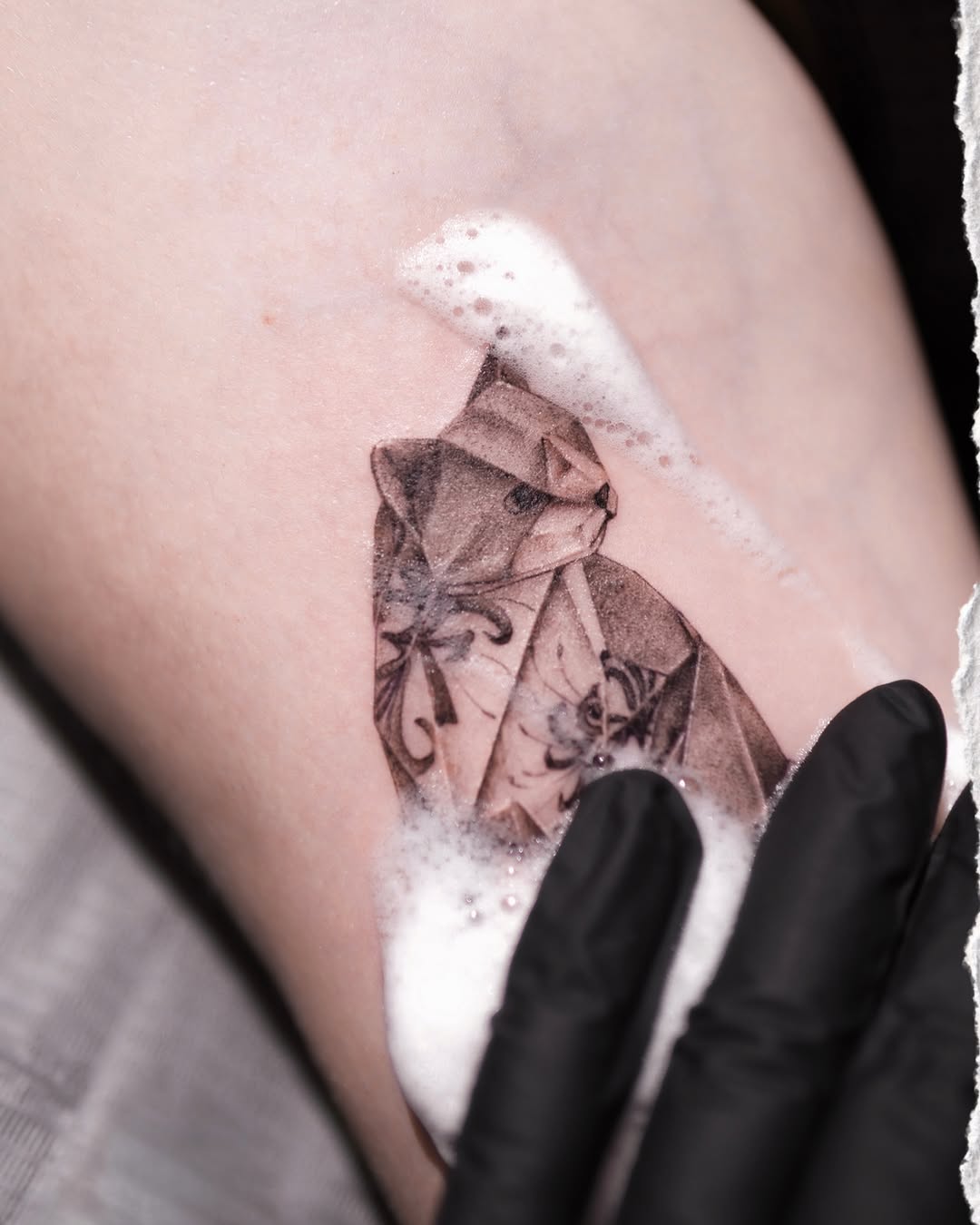 Tattoo by @alinasovina.tattooing — realism, black_and_grey