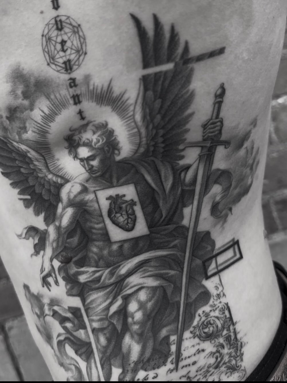 Tattoo by @beholds_ — realism, black_and_grey