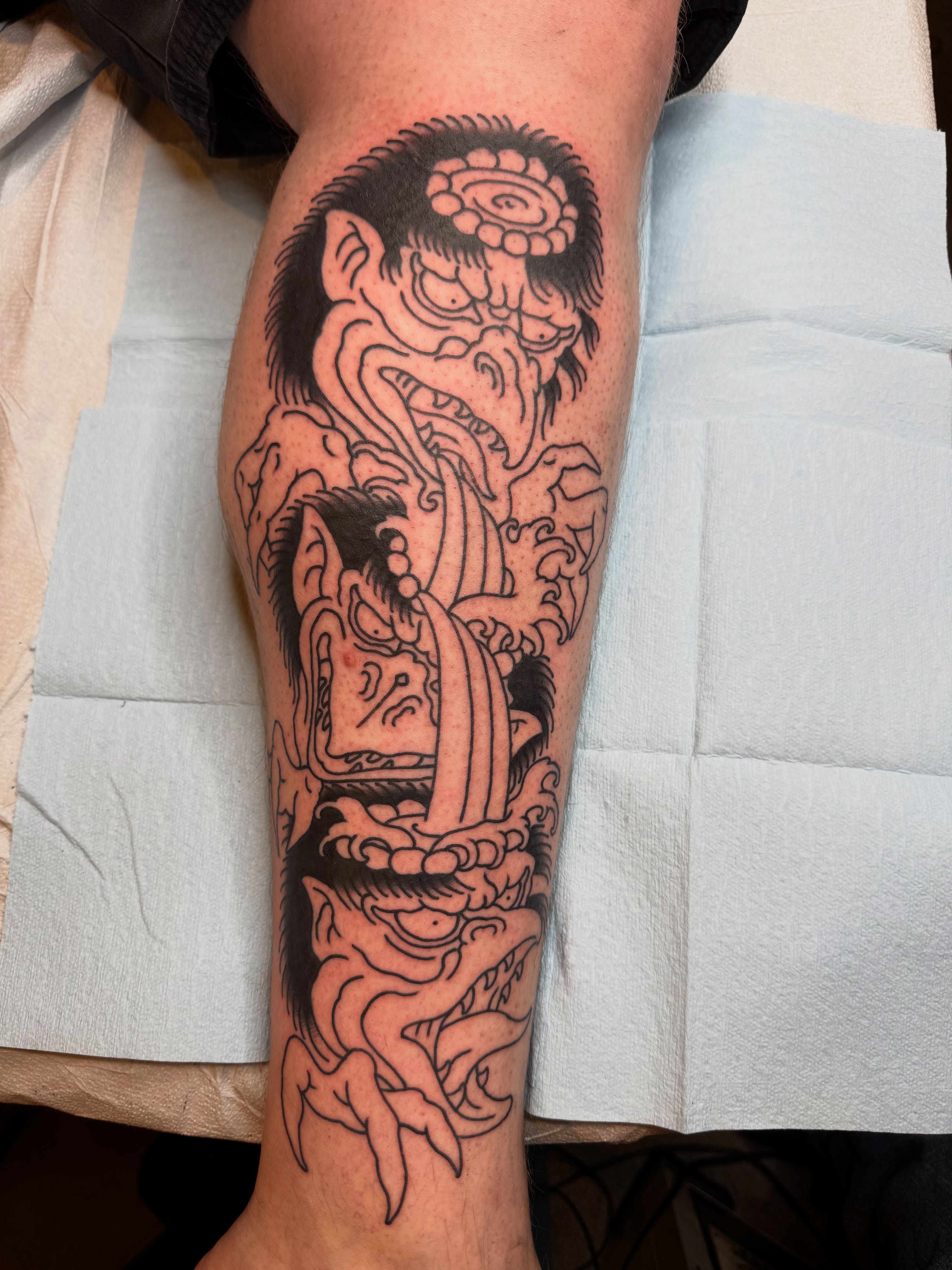Tattoo by @thepinkmanther — japanese_irezumi