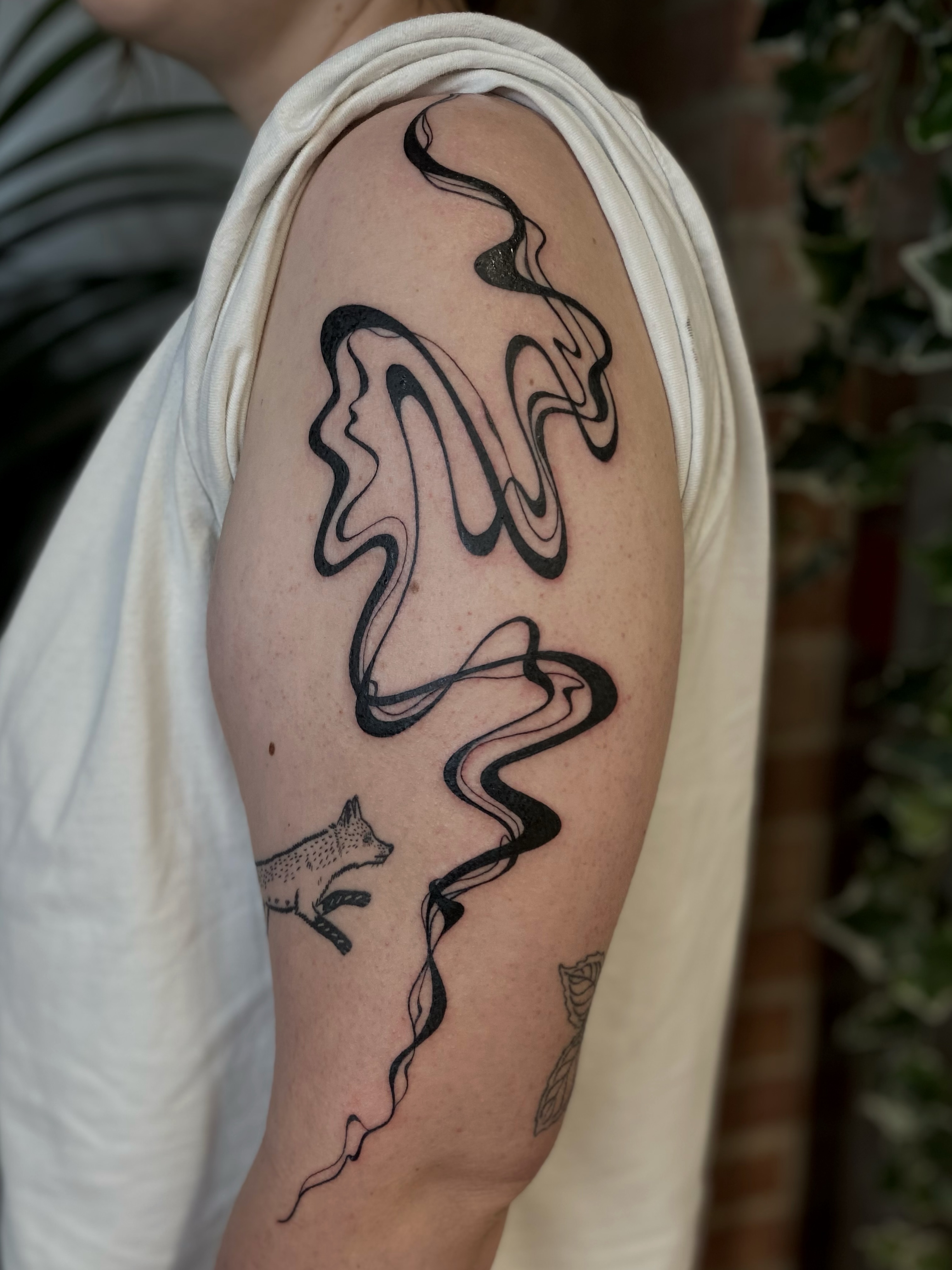 Tattoo by @tatemarthatattoo — black_and_grey