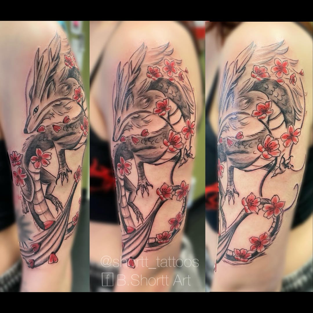 Tattoo by @shortt_tattoos — japanese_irezumi, black_and_grey