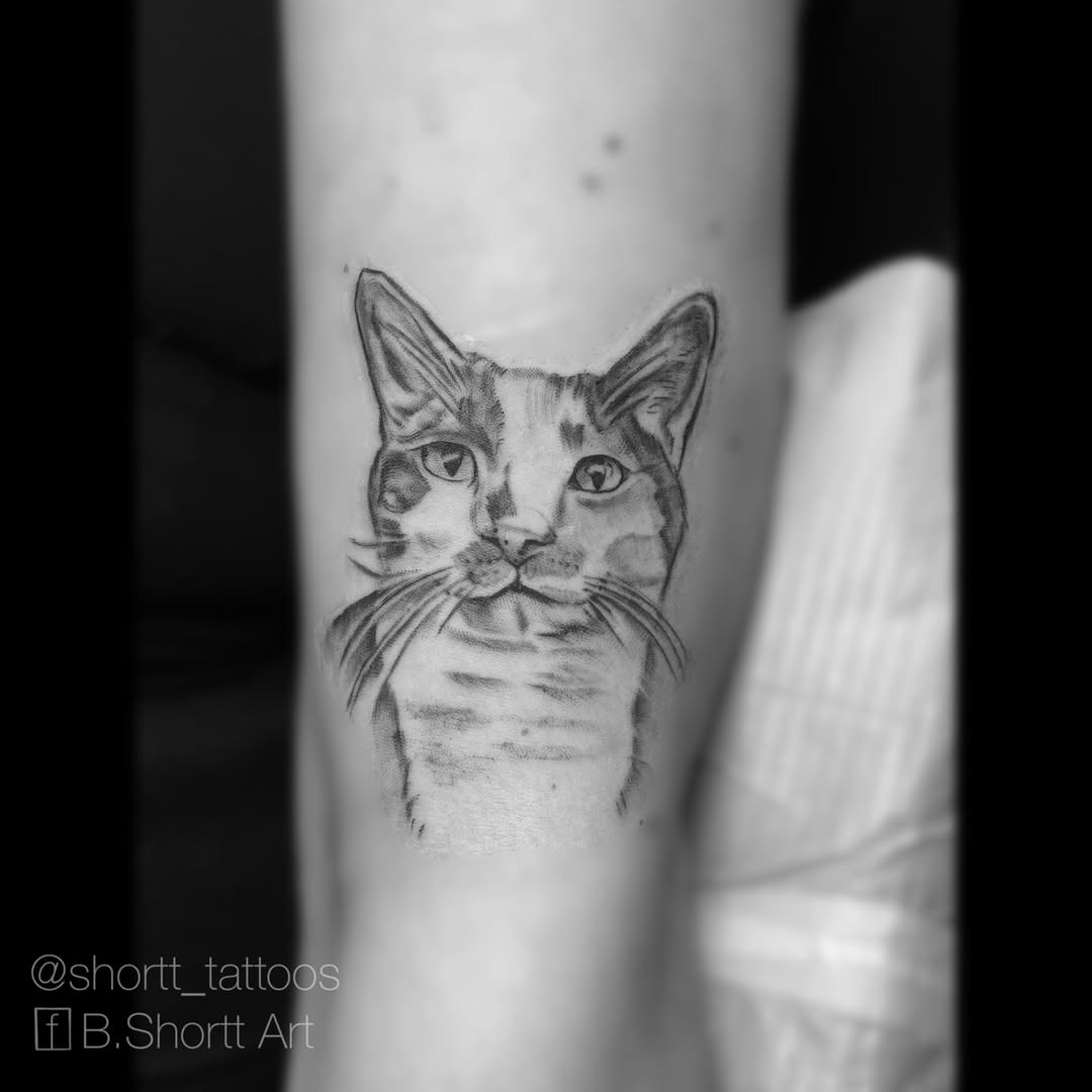 Tattoo by @shortt_tattoos — realism, black_and_grey