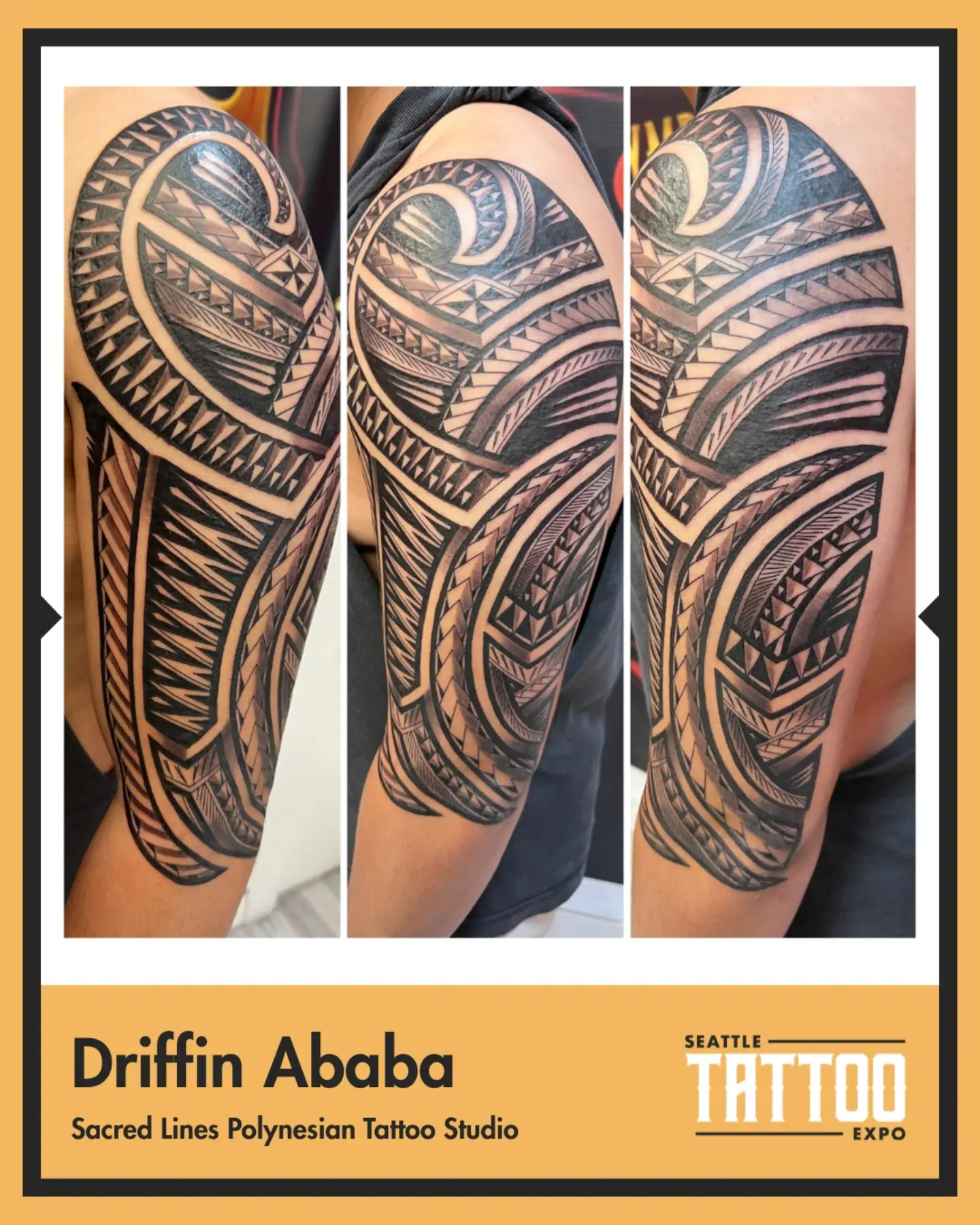 Tattoo by @sacred_lines_empirellc — tribal, black_and_grey