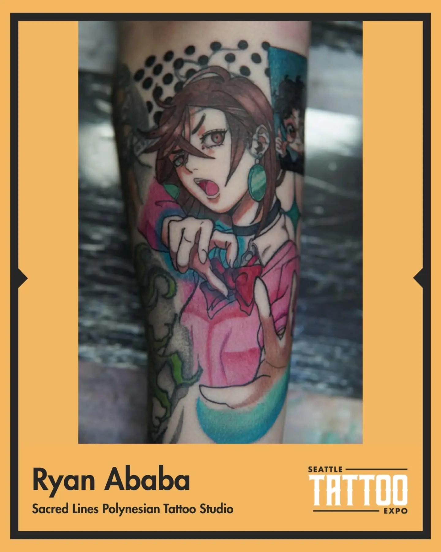 Tattoo by @sacred_lines_empirellc — anime