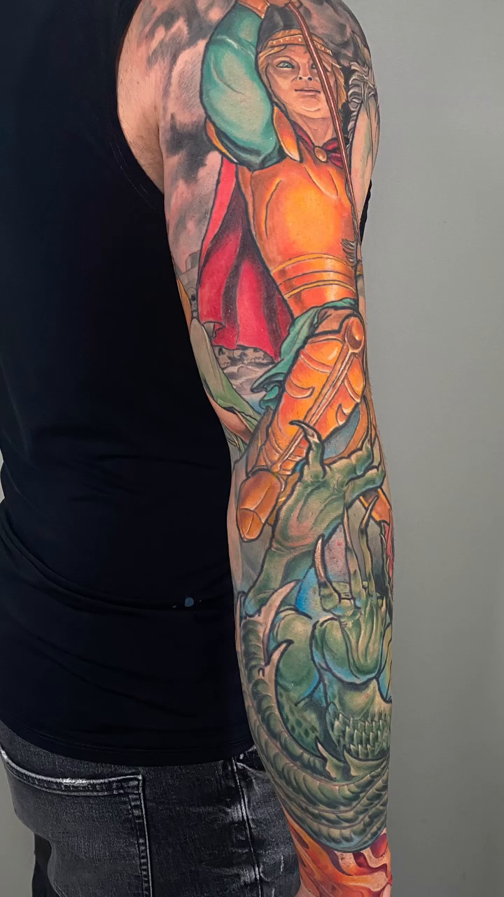 Tattoo by @ericjamestattooer — japanese_irezumi, trash_polka