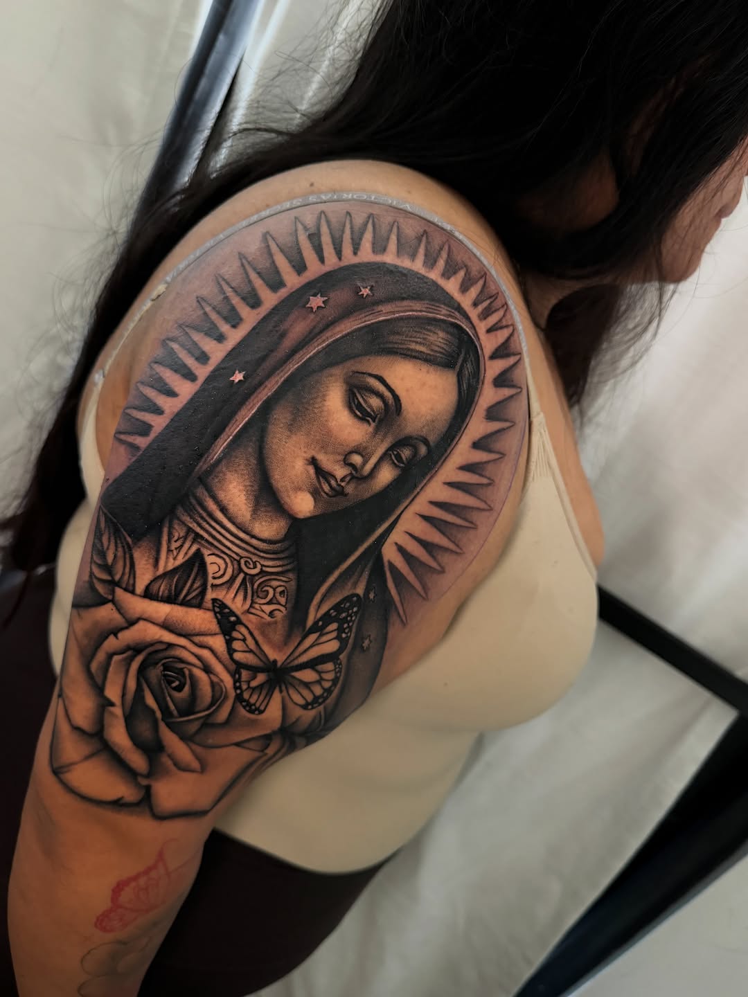 Tattoo by @moni.ca_tattoos — chicano, realism