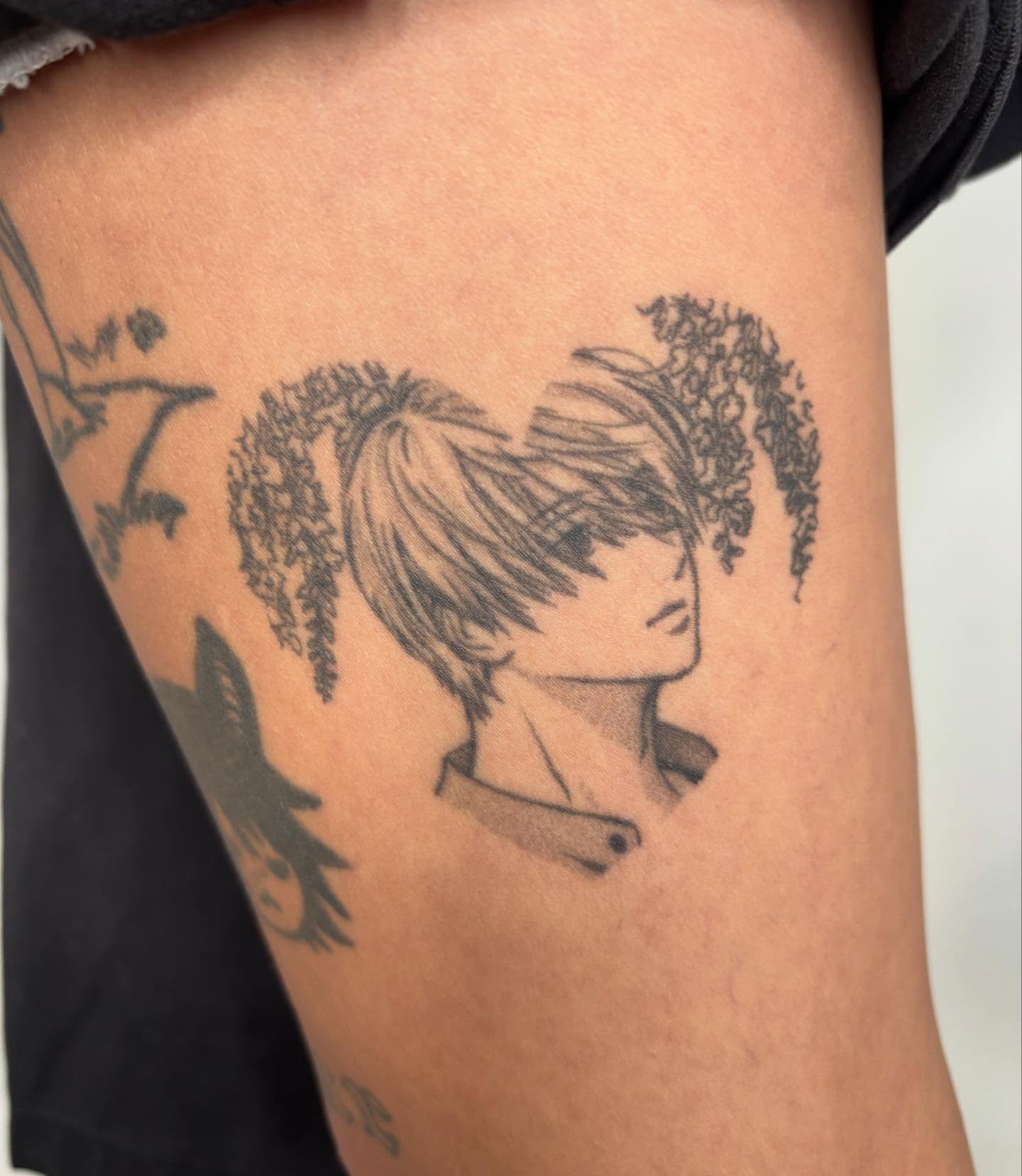 Tattoo by @parkiip — anime