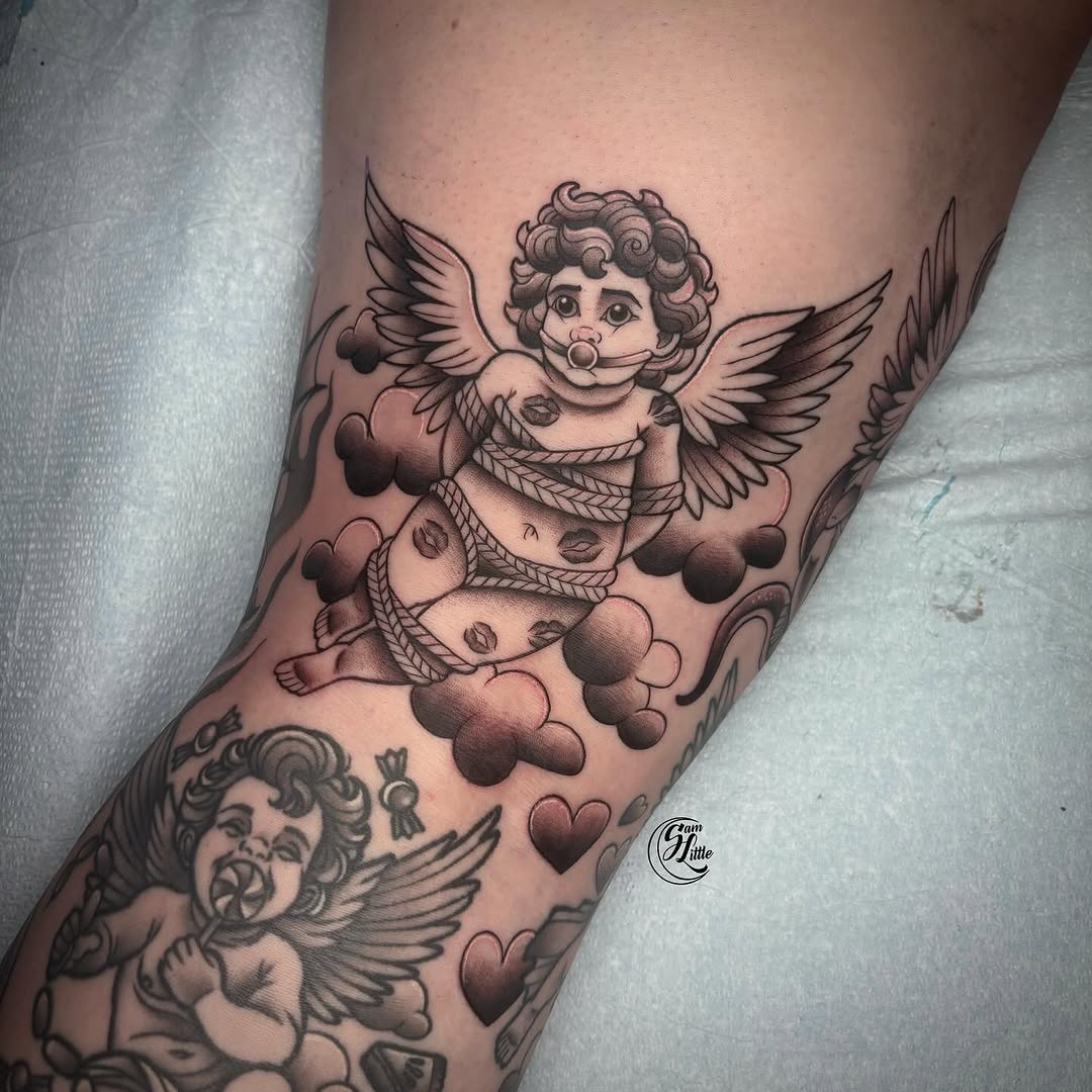 Tattoo by @samjlittle โ neo_traditional, black_and_grey