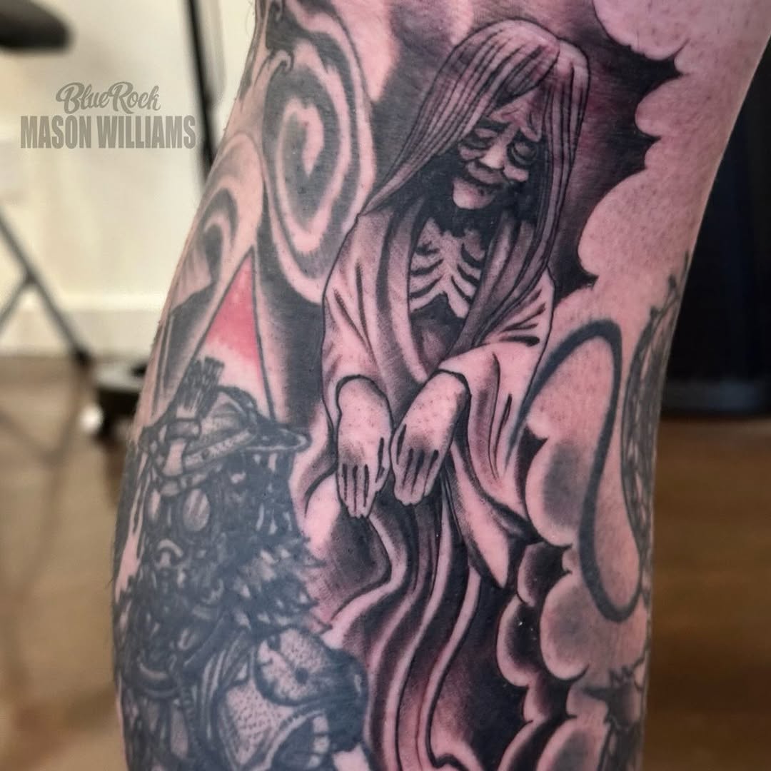 Tattoo by @arclighttattoo — black_and_grey, realism