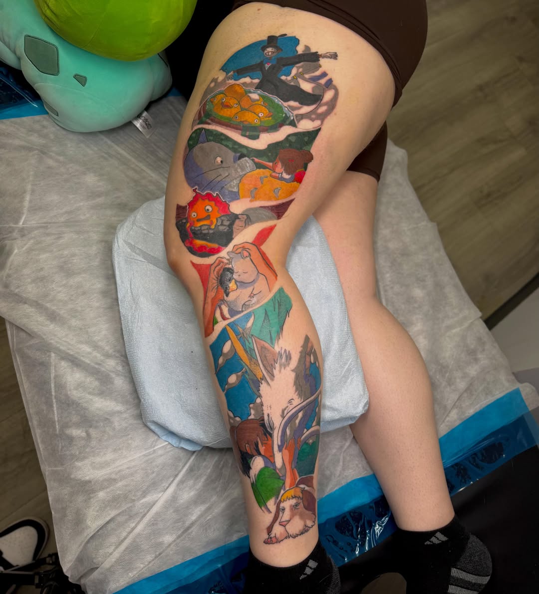 Tattoo by @manaxmike — anime, illustrative