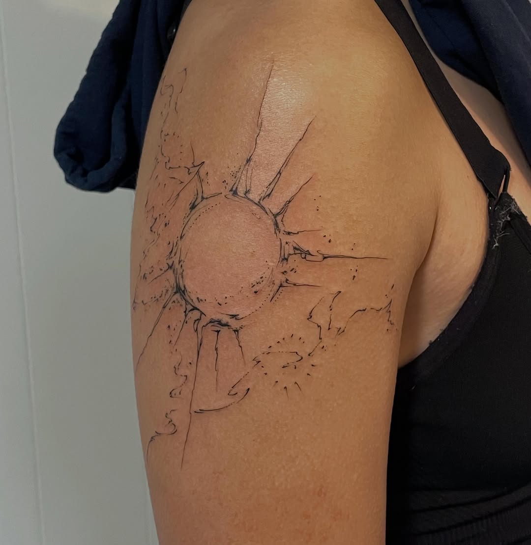 Tattoo by @mimiblu_stattoos — fine_line, sketch