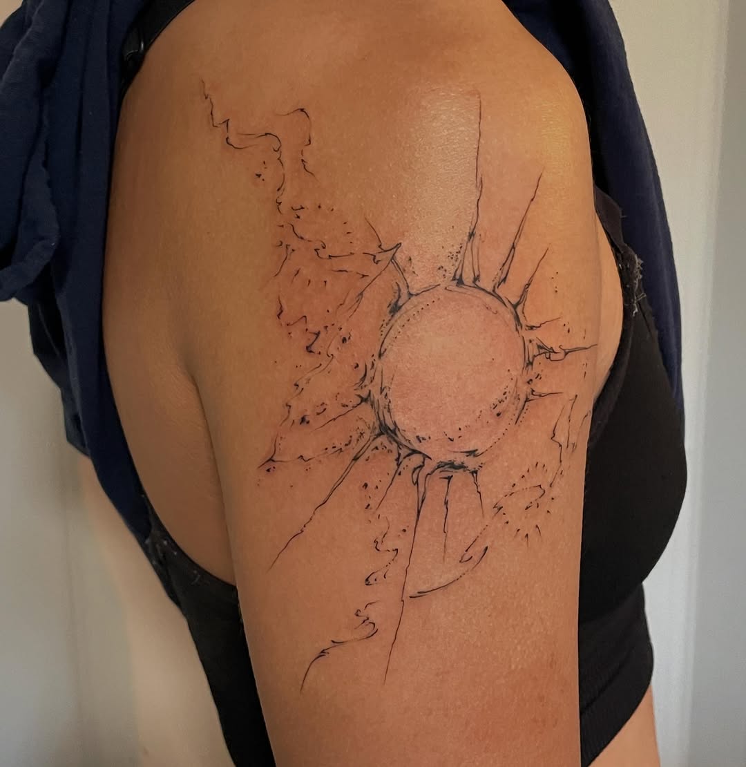 Tattoo by @mimiblu_stattoos — fine_line, sketch