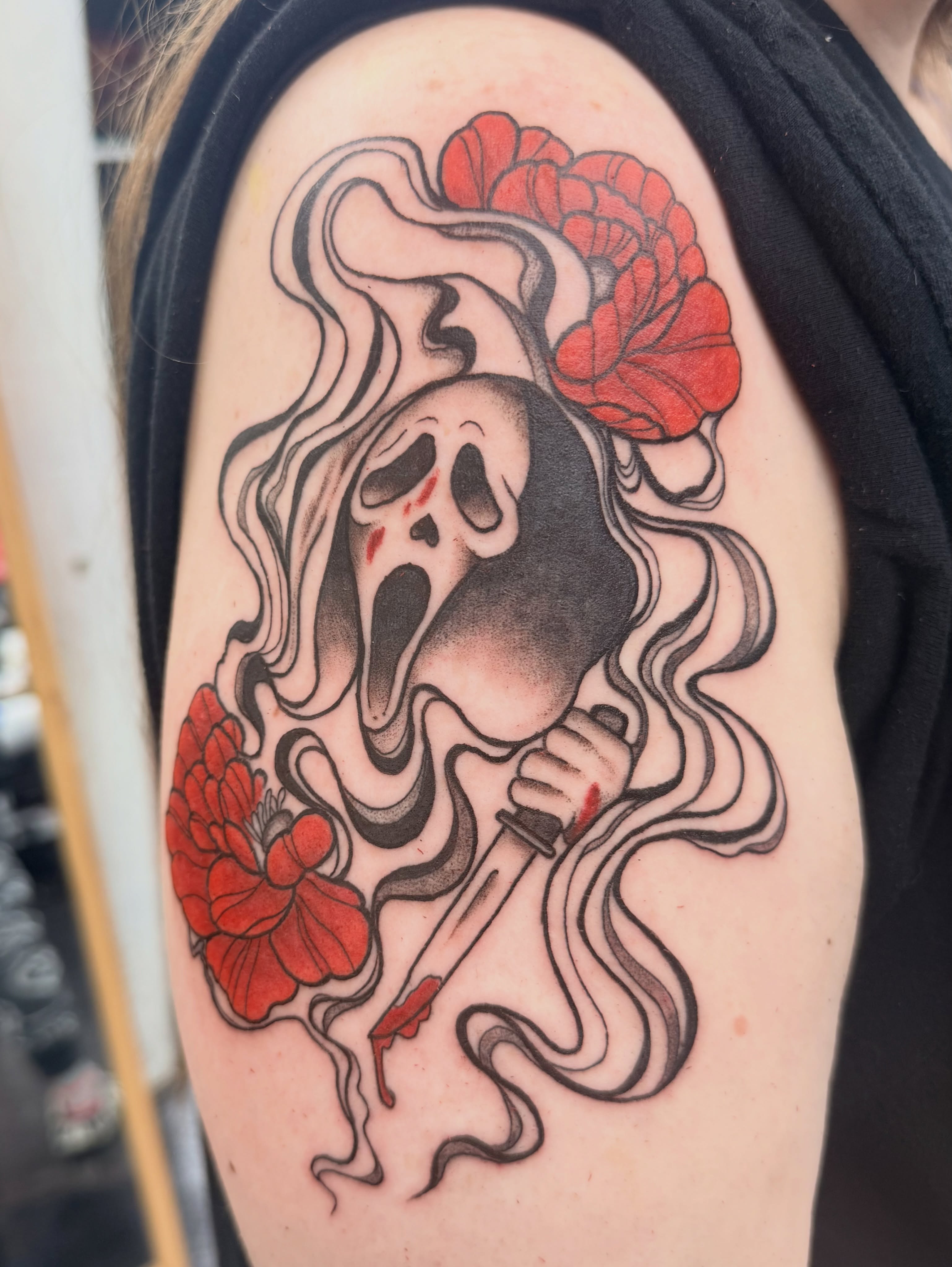 Tattoo by @toots_tattoos β black_and_grey, illustrative