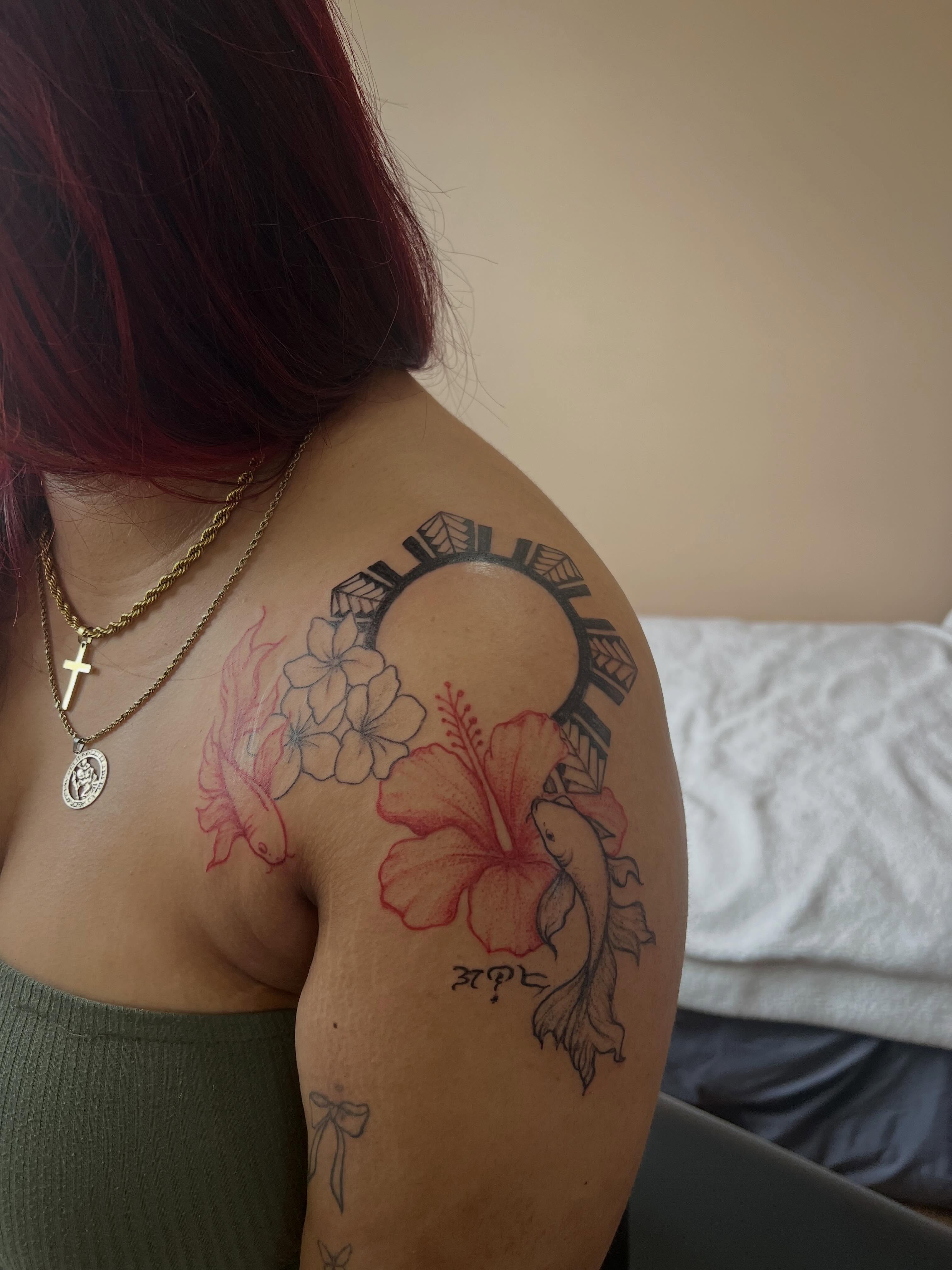 Tattoo by @tattedupbaddies_ — new_school, realism