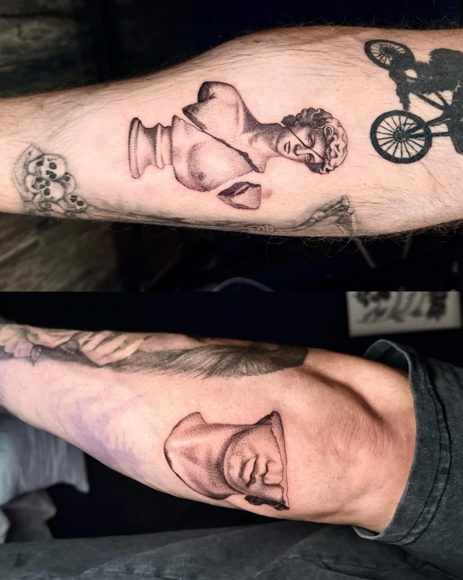 Tattoo by @miachristattoo — dotwork