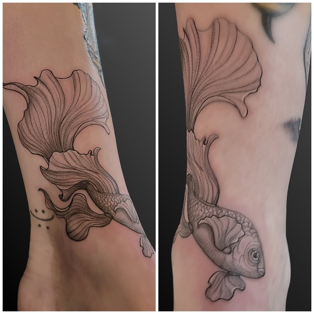Tattoo by @arickreesetattoos — black_and_grey, realism
