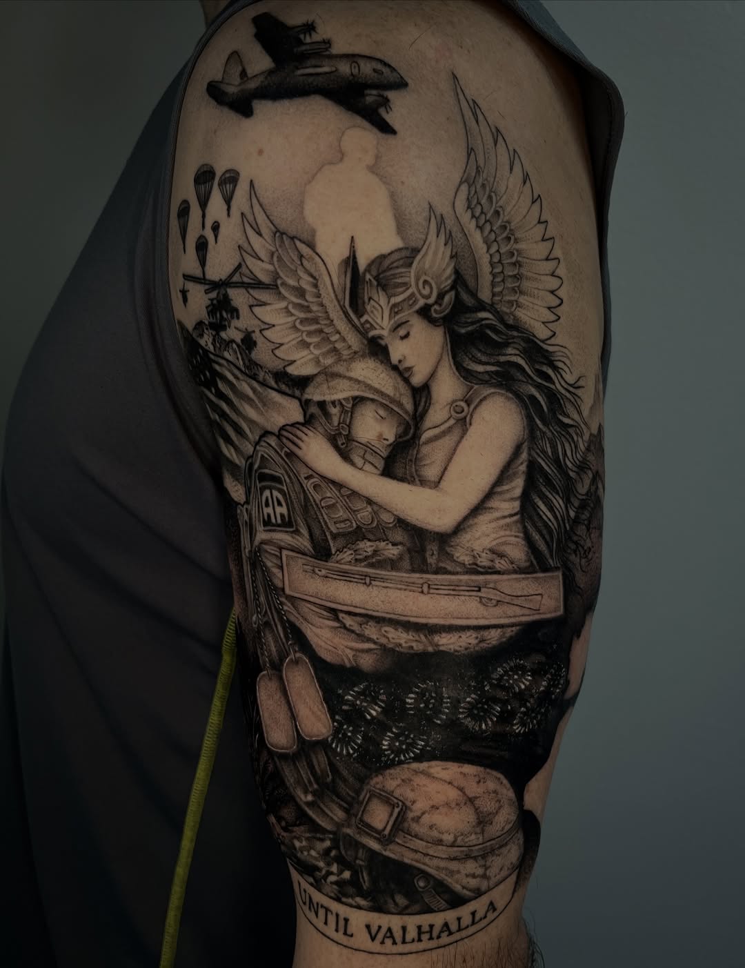 Tattoo by @tattoosbyjordanhunt — realism, black_and_grey