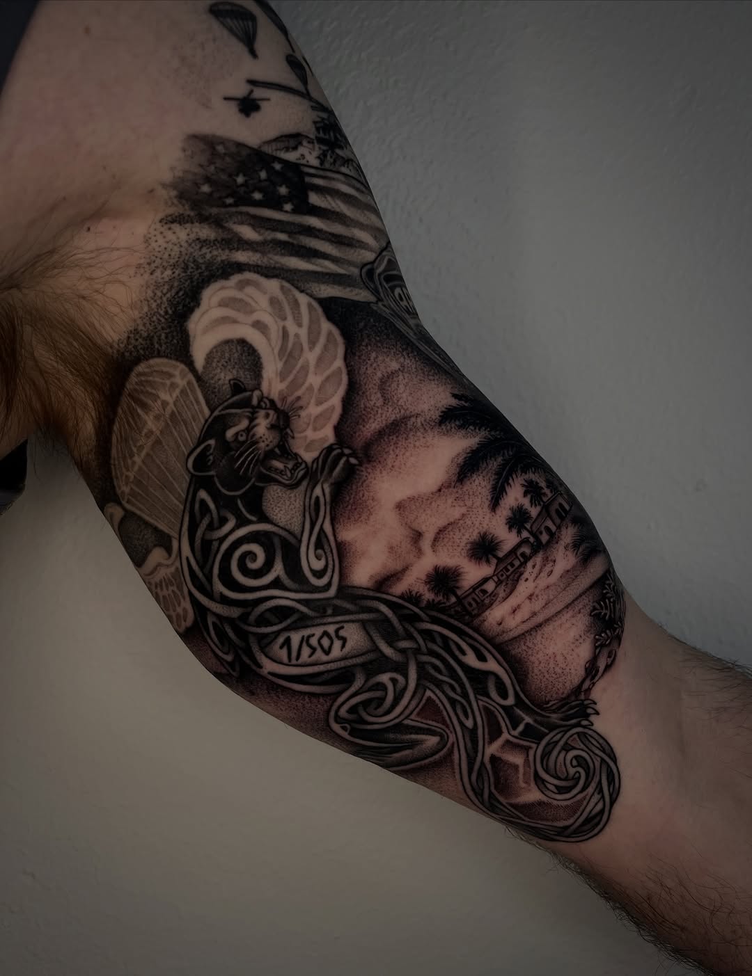 Tattoo by @tattoosbyjordanhunt — black_and_grey, realism