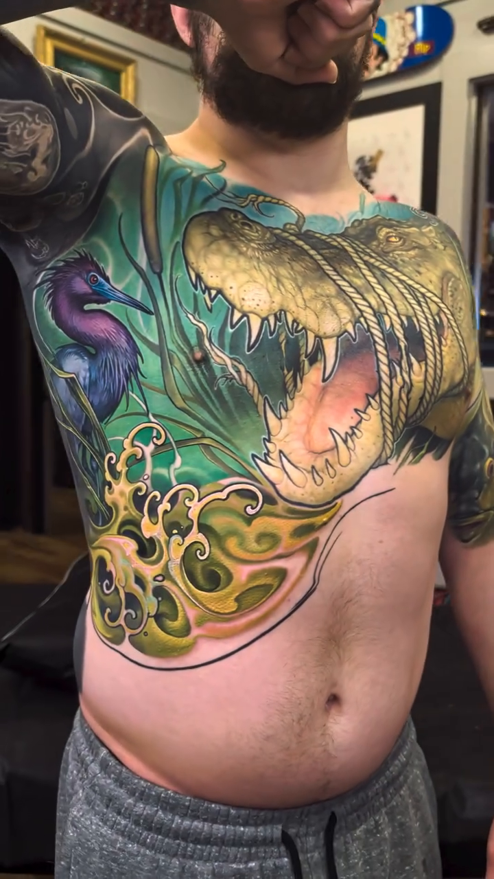 Tattoo by @raptorlazer — japanese_irezumi, realism