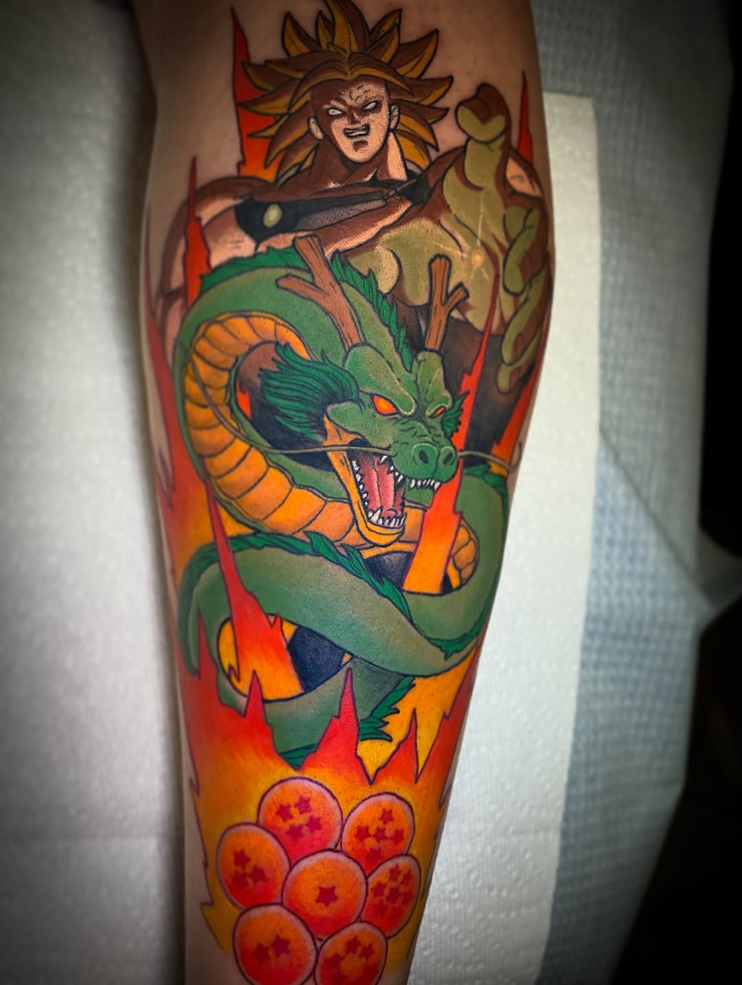 Tattoo by @goblin_smasher — anime