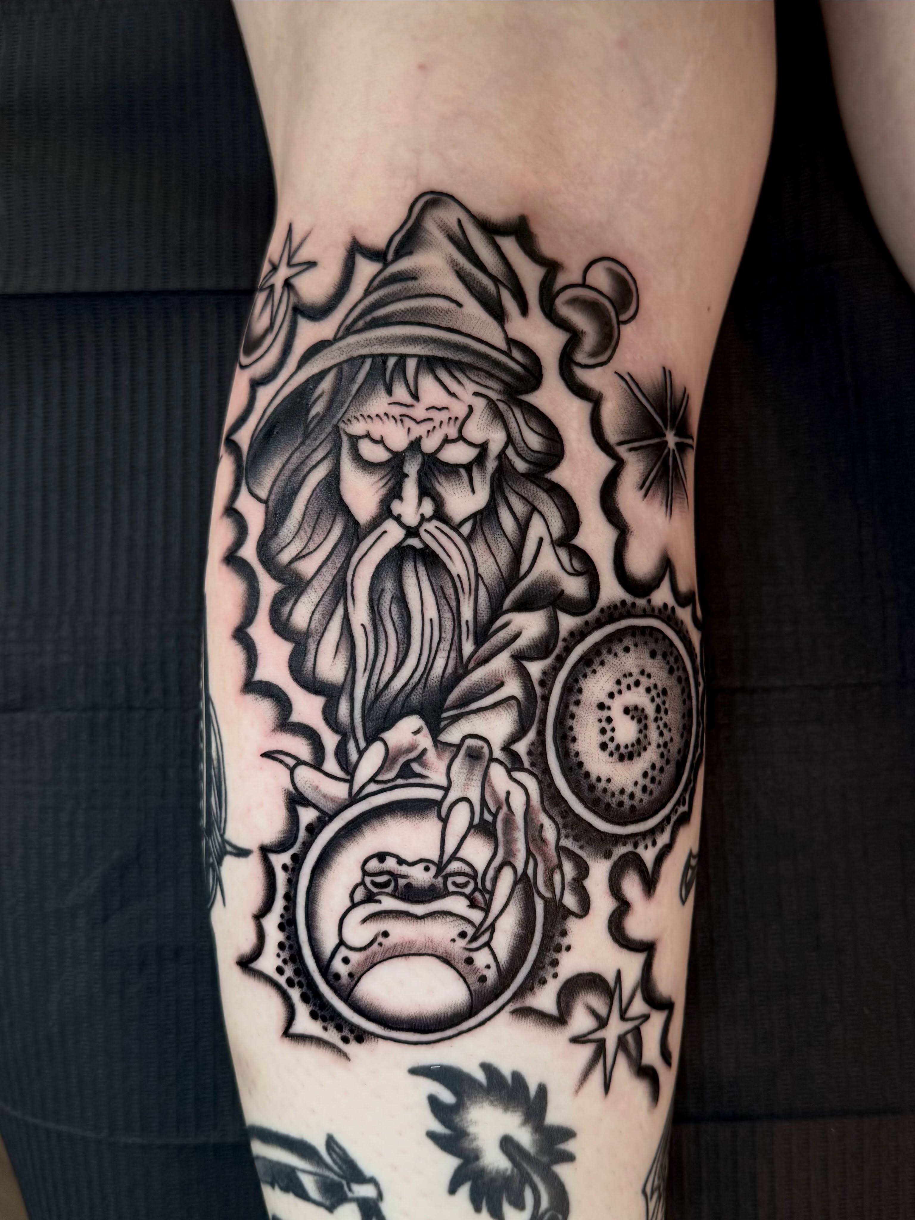 Tattoo by @megz_tattz — black_and_grey