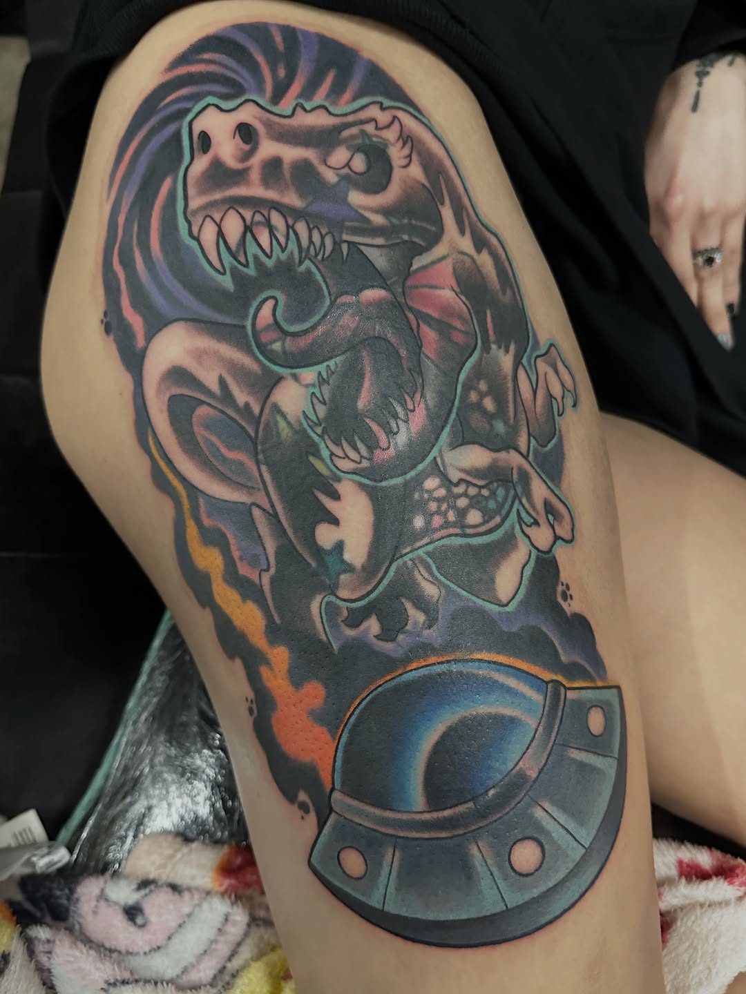 Tattoo by @inkandabide — new_school, trash_polka