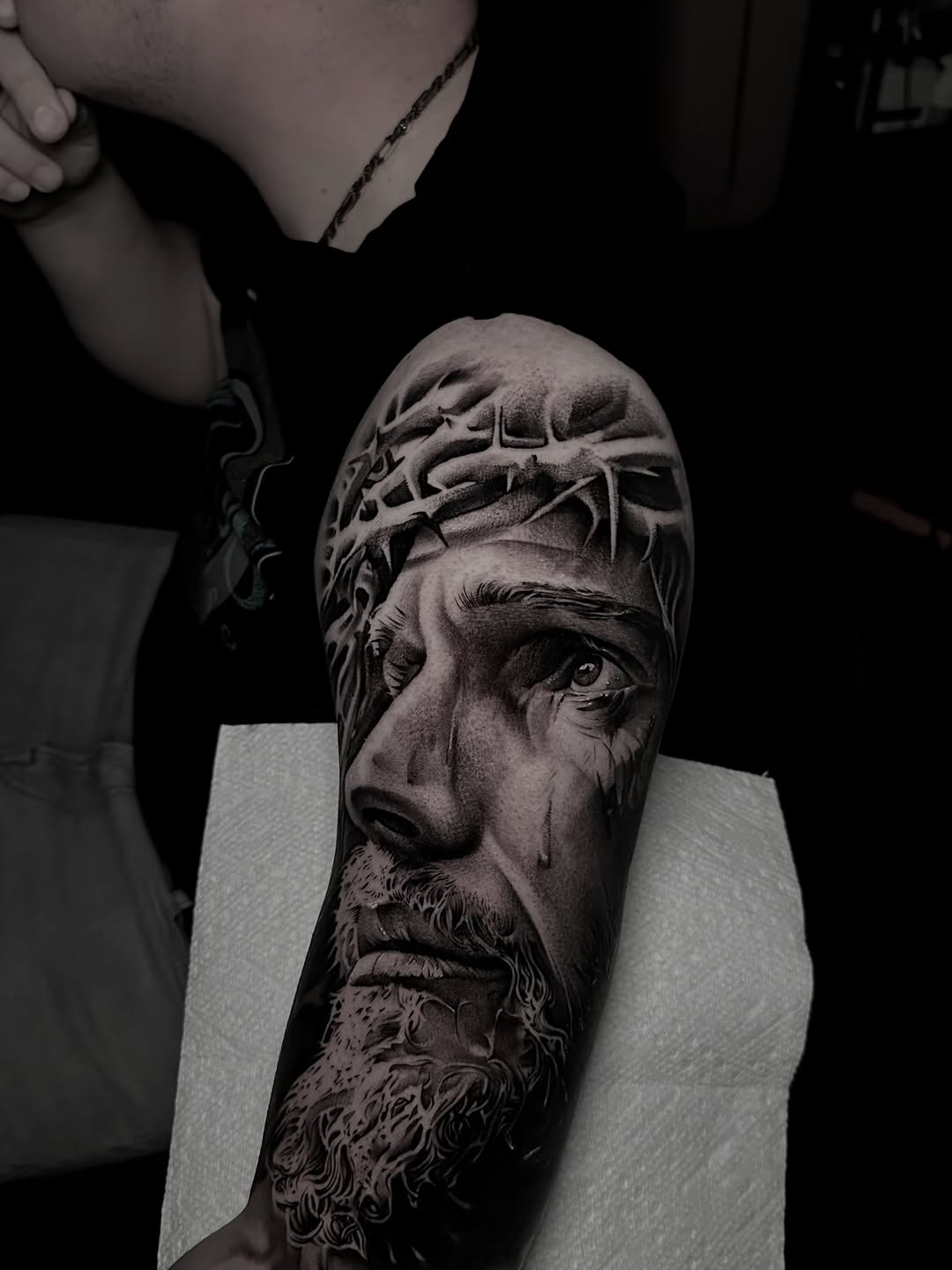 Tattoo by @rawb_tattoos — realism, black_and_grey