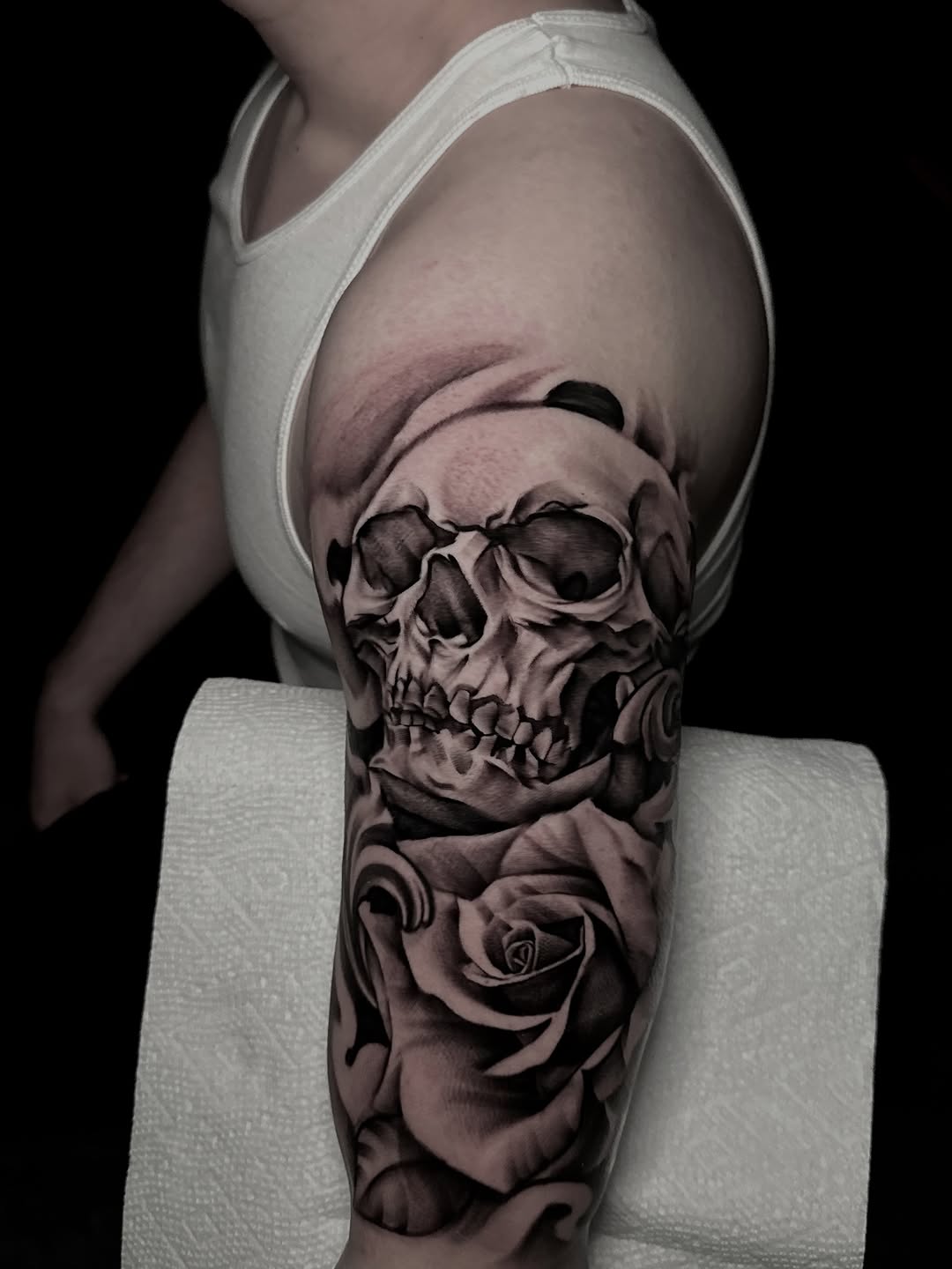 Tattoo by @rawb_tattoos — realism, black_and_grey