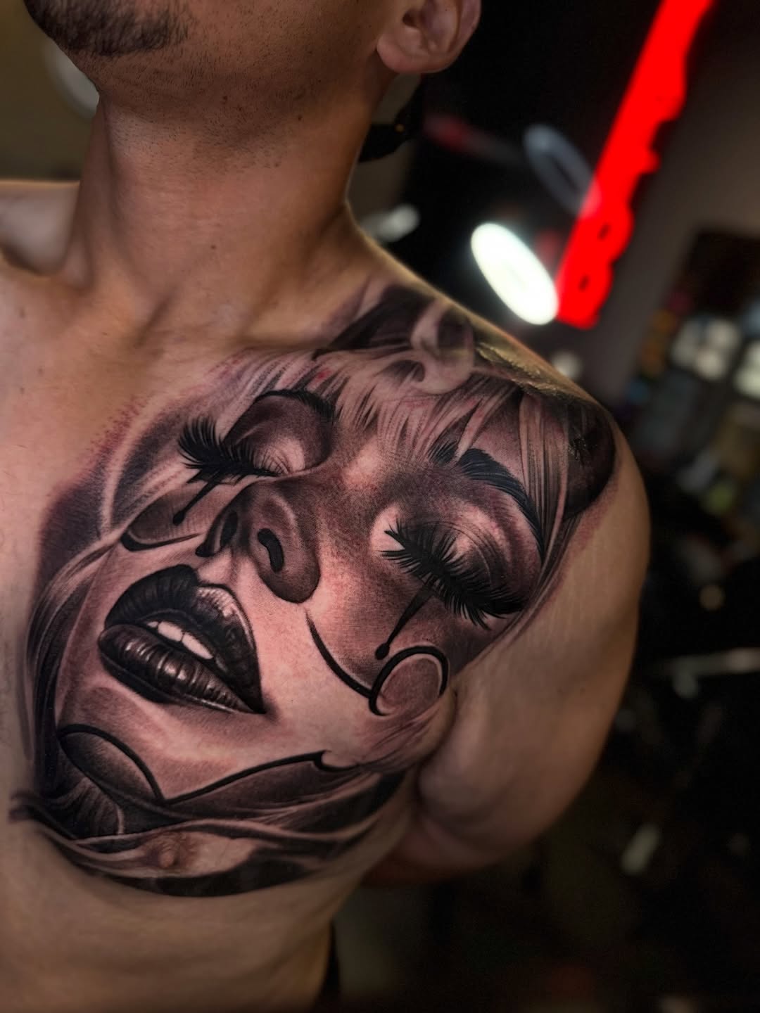 Tattoo by @smokestatts21 — black_and_grey, realism
