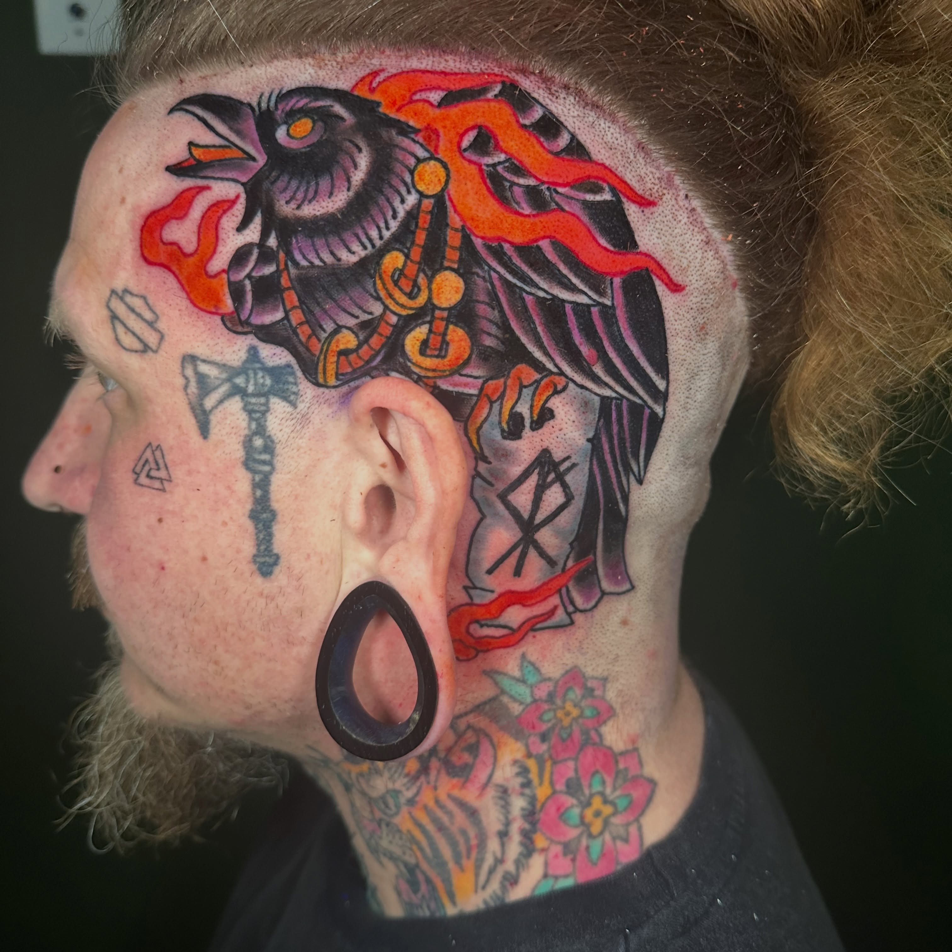 Tattoo by @andyisashark — neo_traditional, dotwork