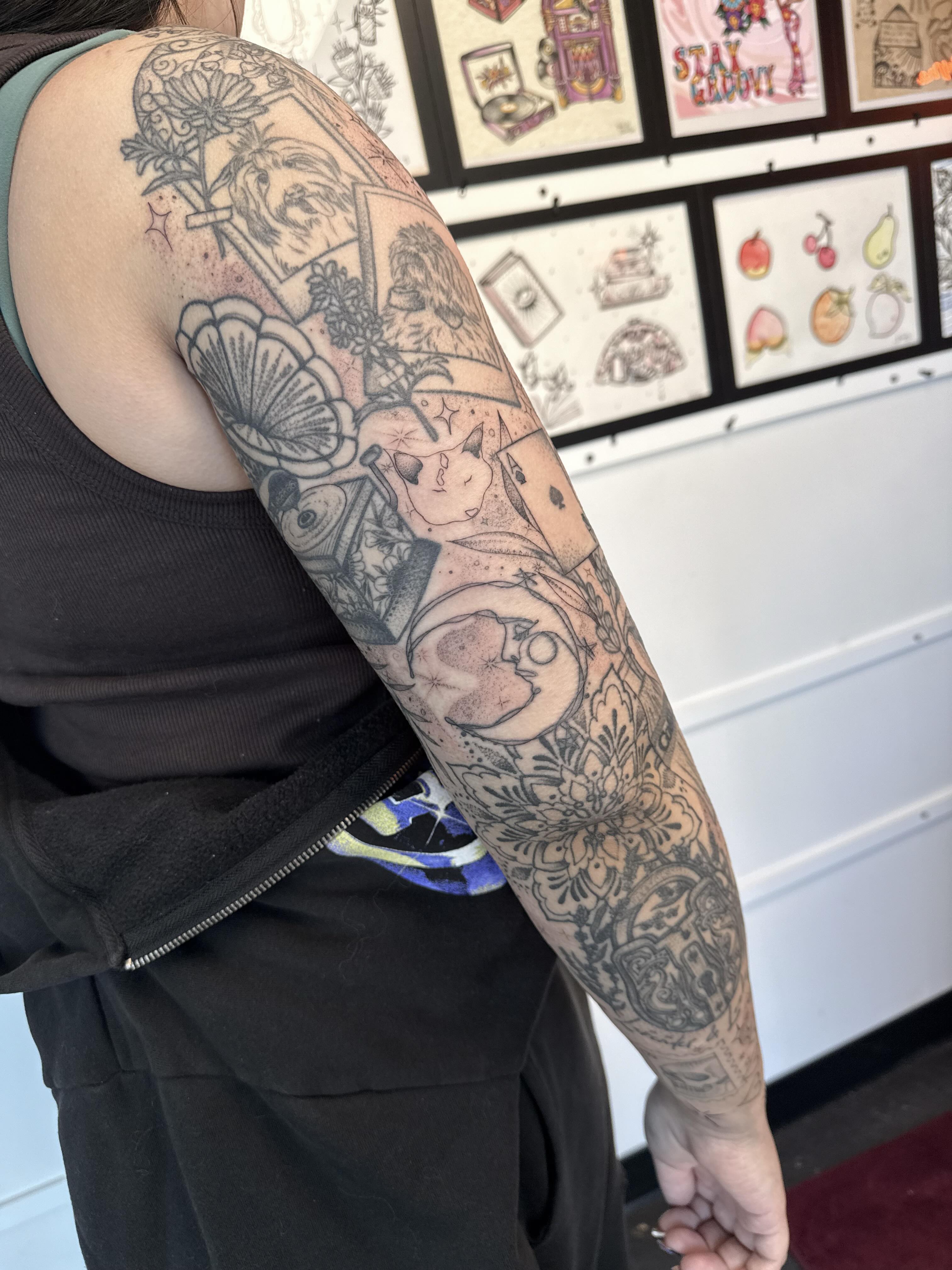 Tattoo by @inkedbydelaney — surrealism