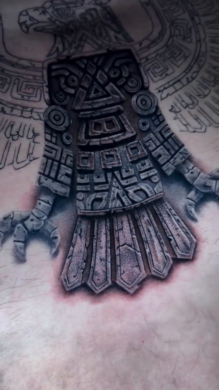Eagle realism tattoo by Kaleb Trujillo