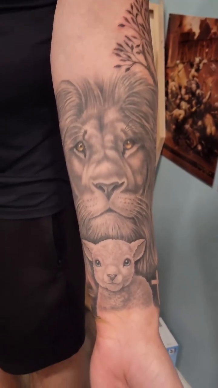Tattoo by @sharptattoos — black_and_grey, realism