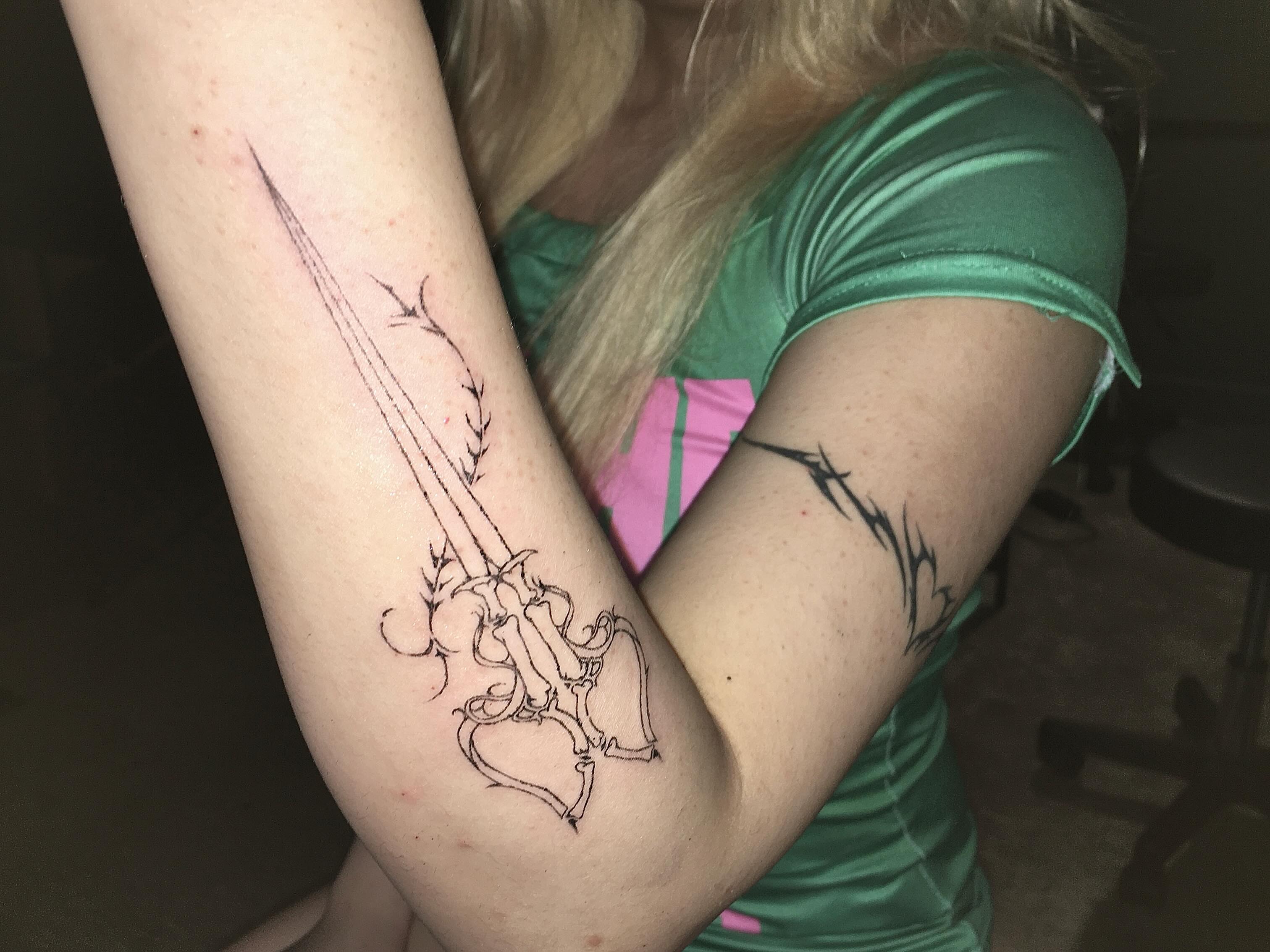 Tattoo by @nekult_tt — black_and_grey