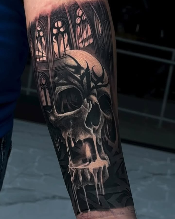 Tattoo by @michaelsosaink — realism, dark_realism