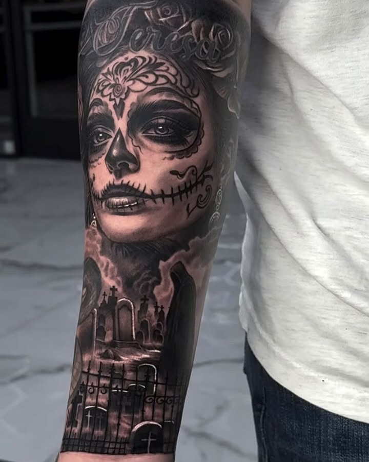 Tattoo by @michaelsosaink — realism, dark_realism