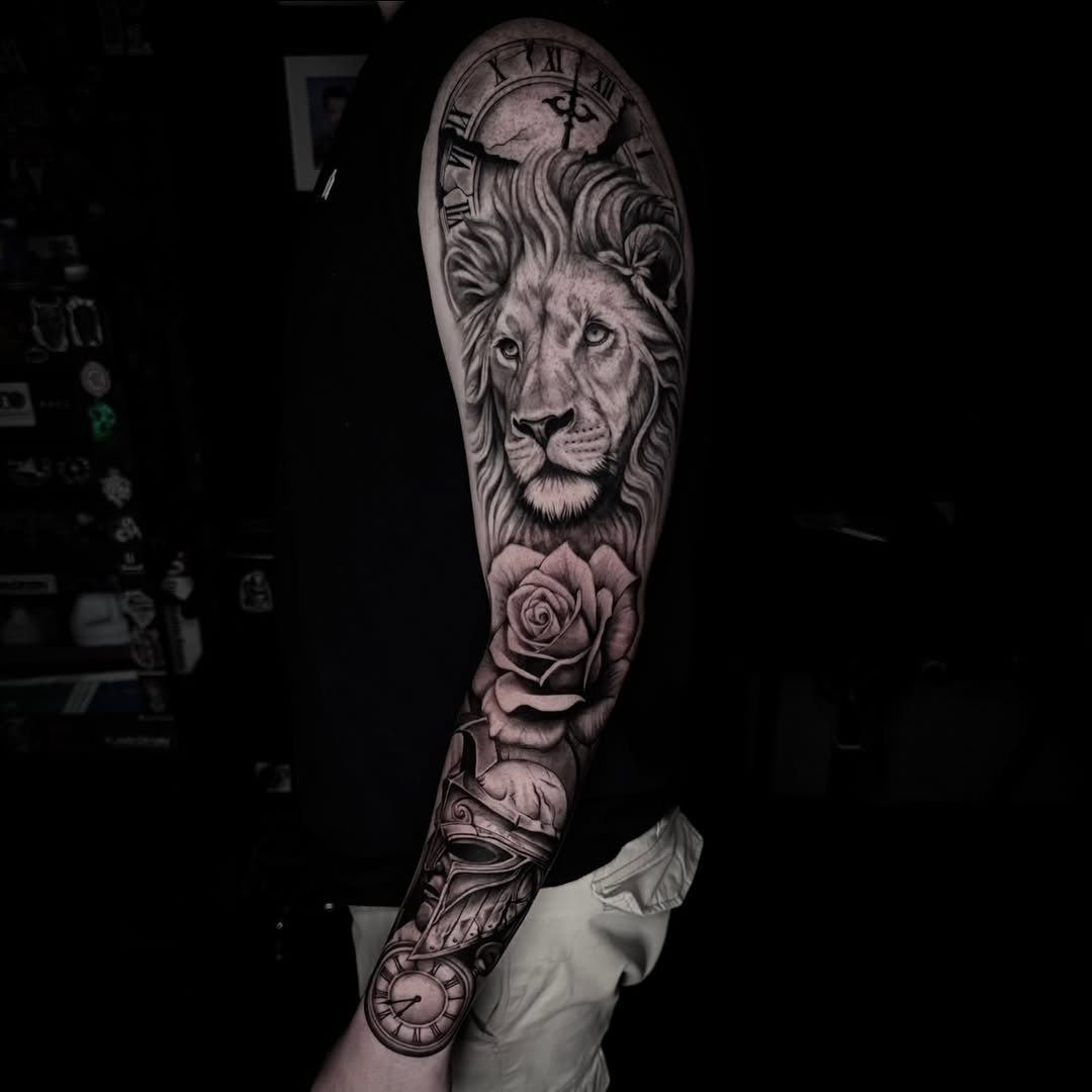 Tattoo by @corycabletattoos — realism, black_and_grey