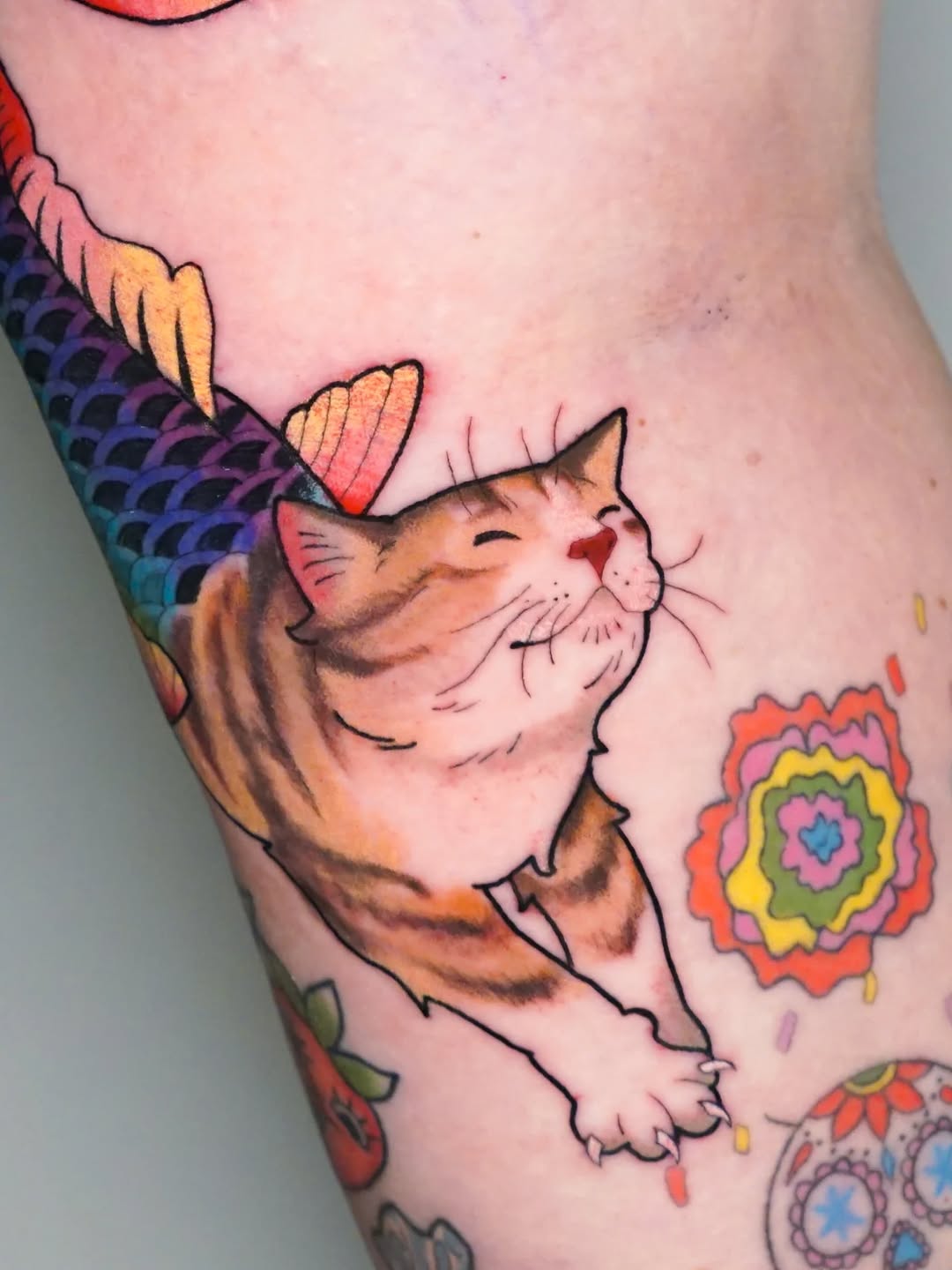 Tattoo by @kylieroyart — new_school, japanese_irezumi