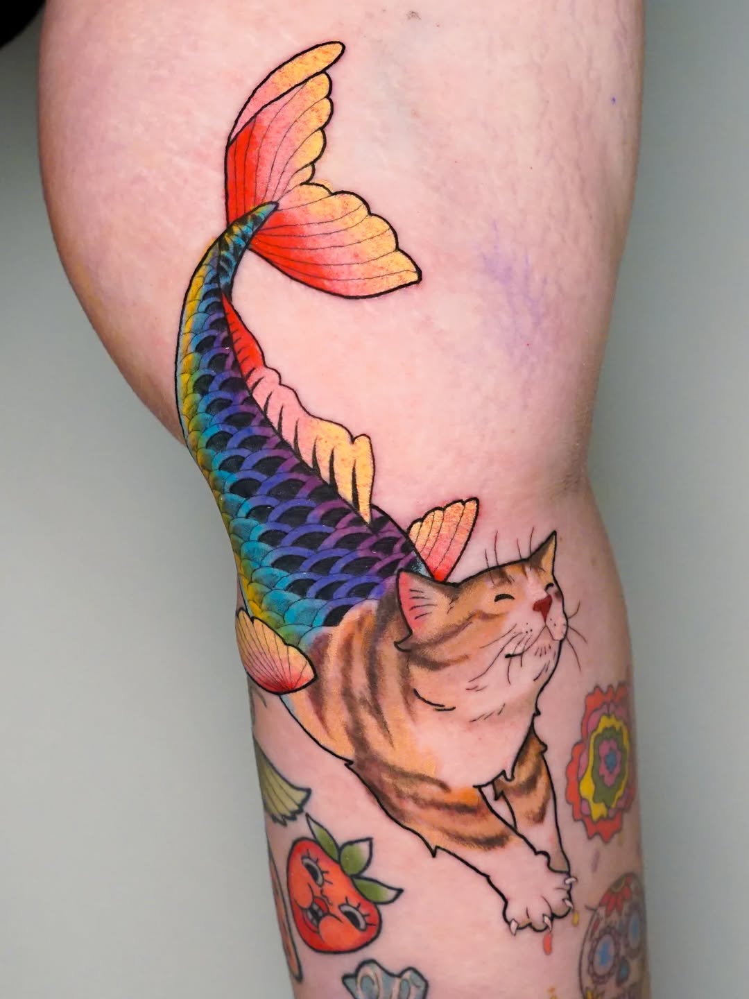 Tattoo by @kylieroyart — new_school, anime