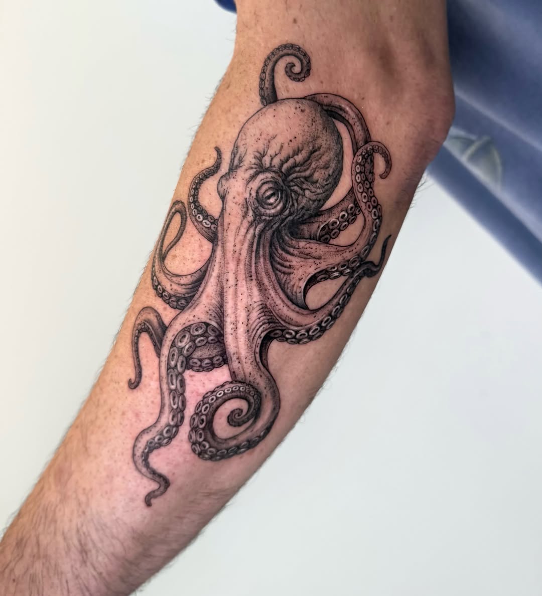 Tattoo by @oxana_ink — realism, black_and_grey