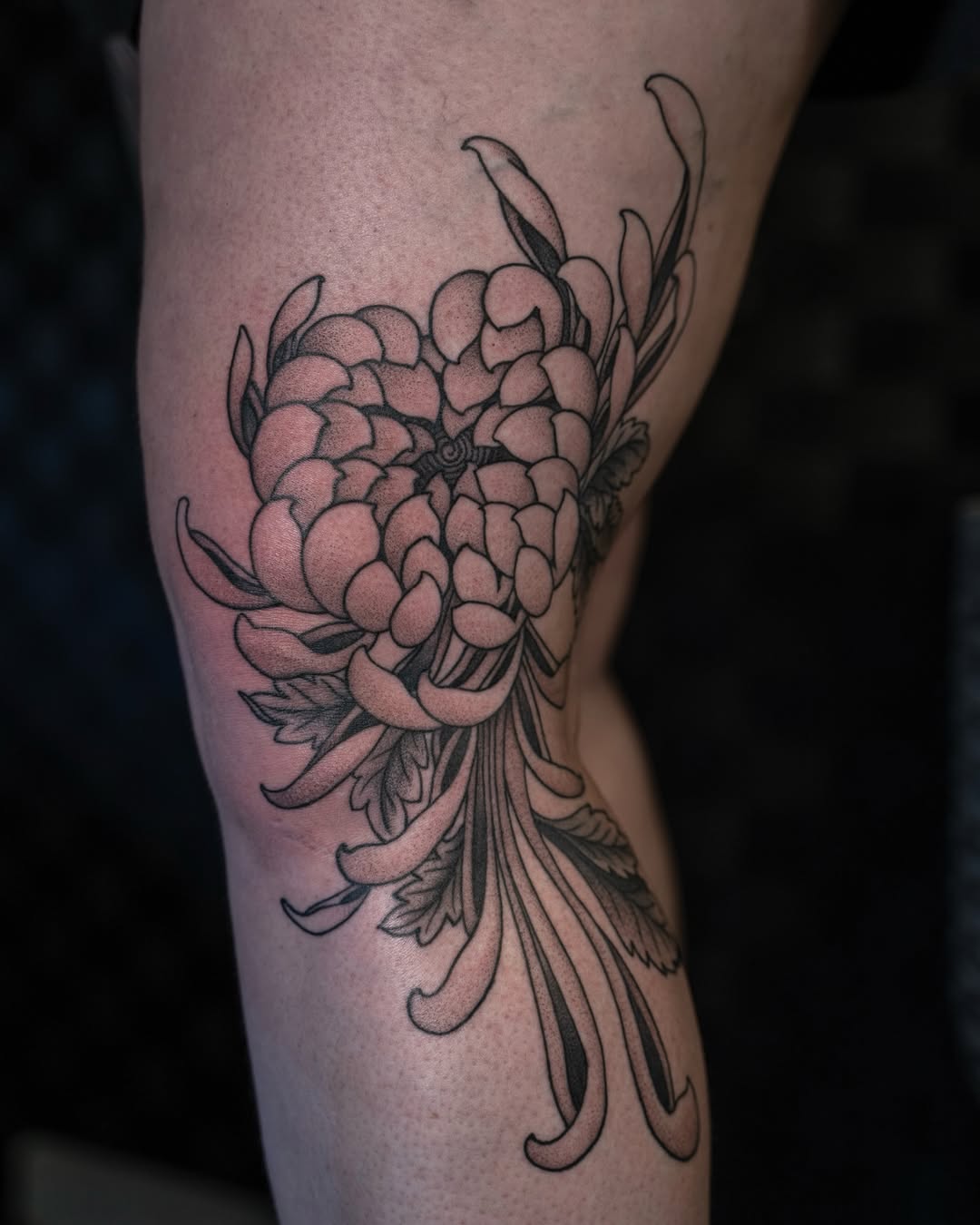 Tattoo by @largedrpeppa β black_and_grey, dotwork