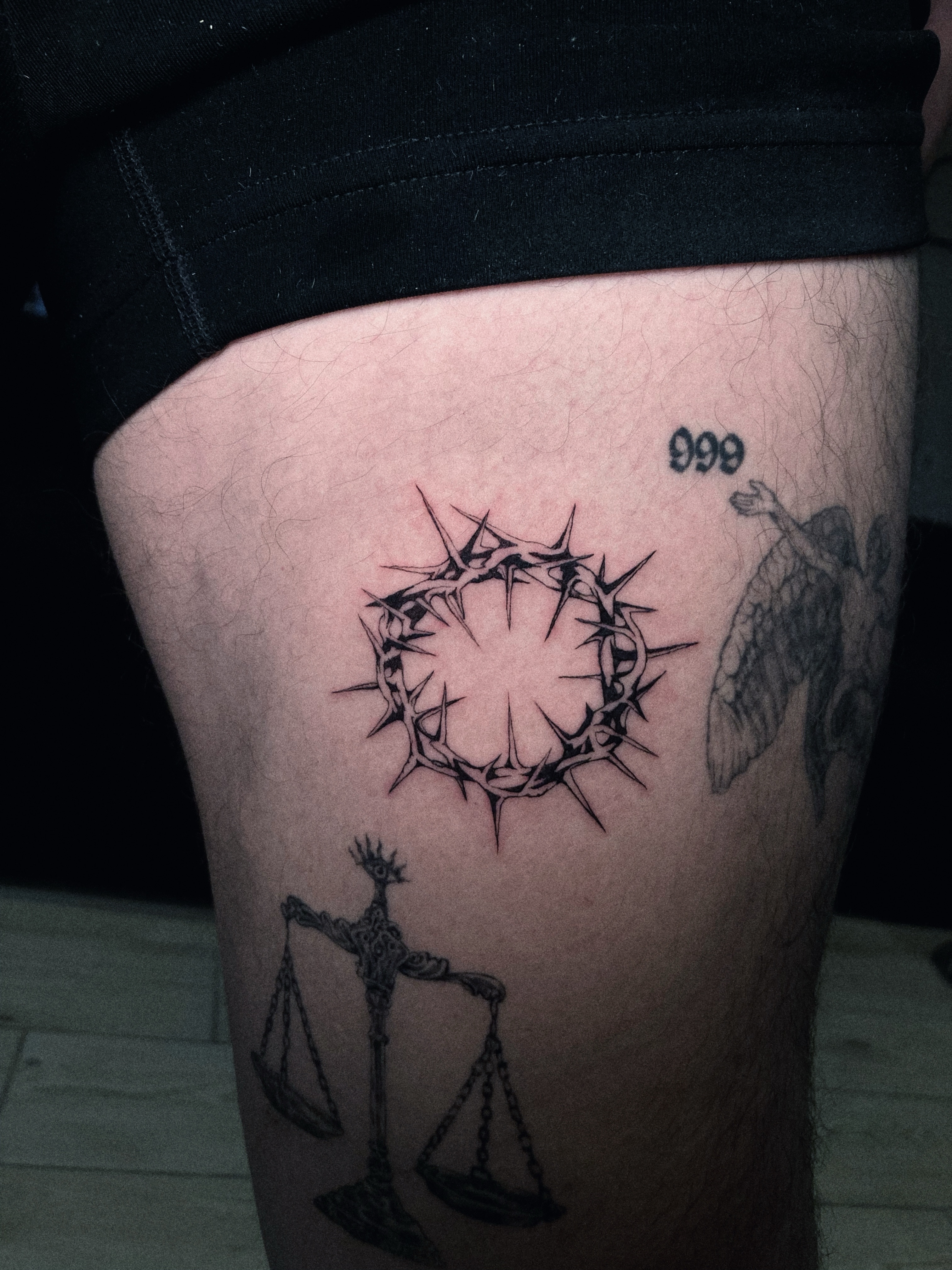 Tattoo by @maalaacaaraa — black_and_grey